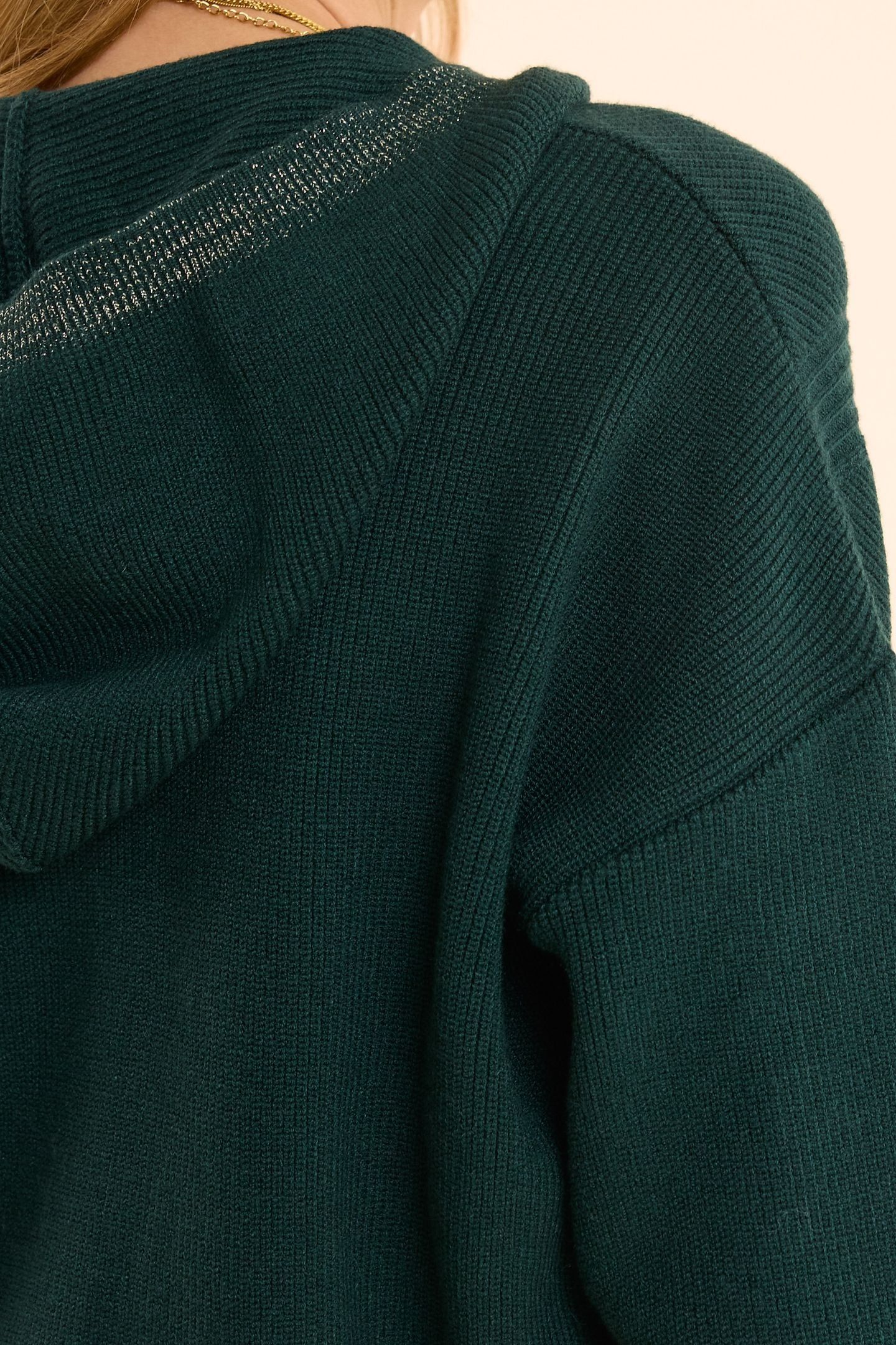 BLACK KNITTED HOODED CARDIGAN BLACK 6
