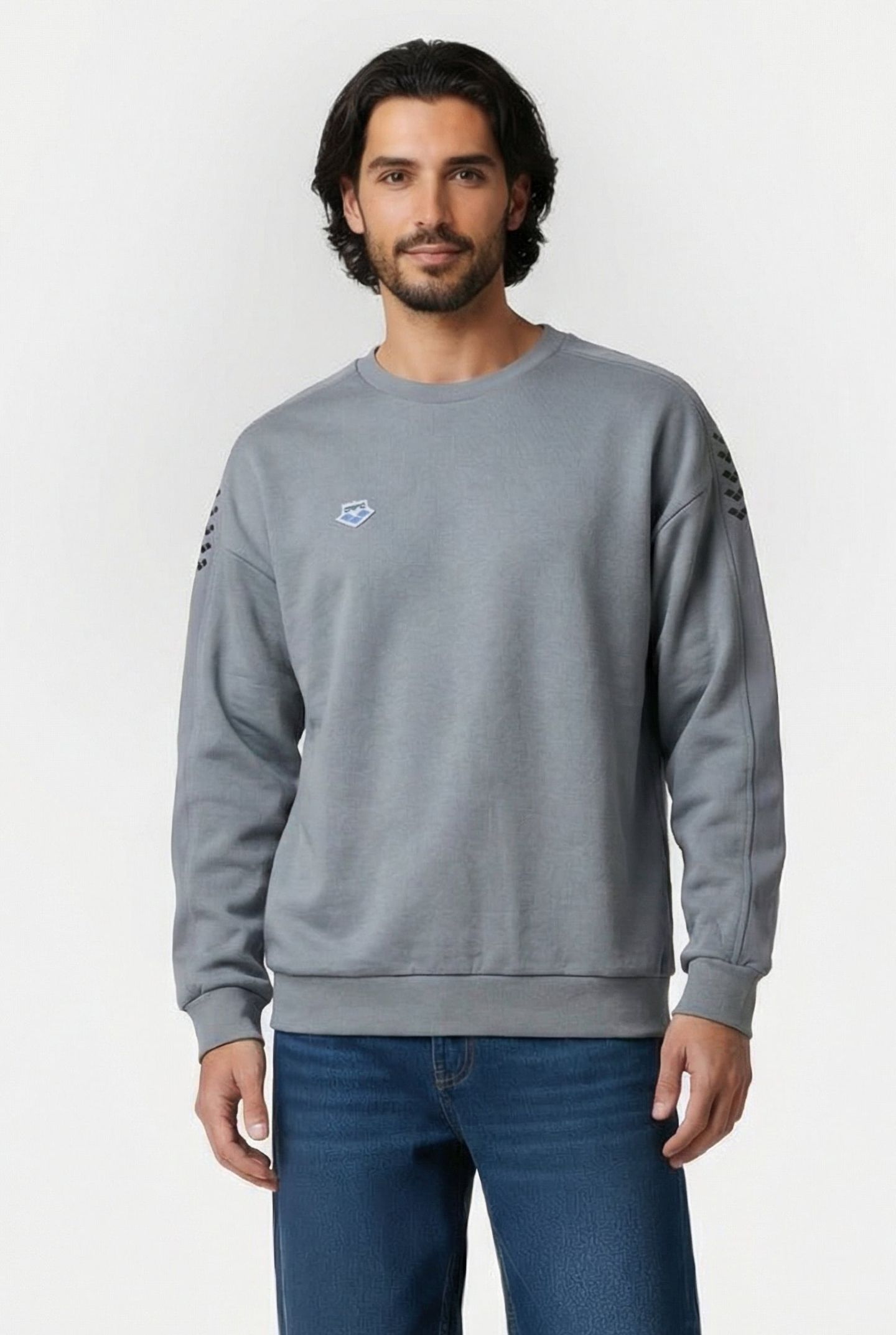 UNISEX SWEAT TEAM OVERSIZE STONE GREY STONE GREY IRID 1
