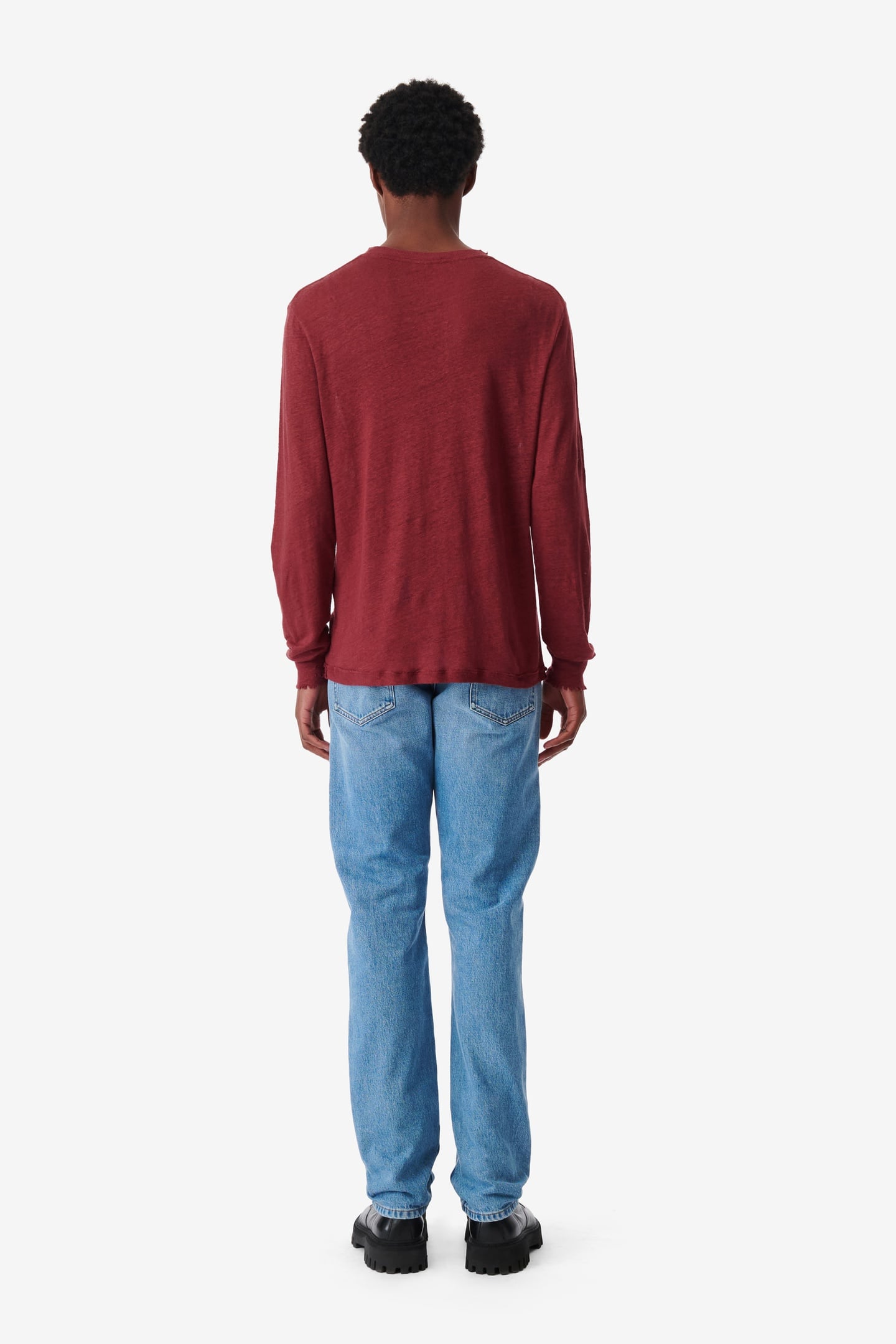 ARONA T-SHIRT BORDEAUX 3