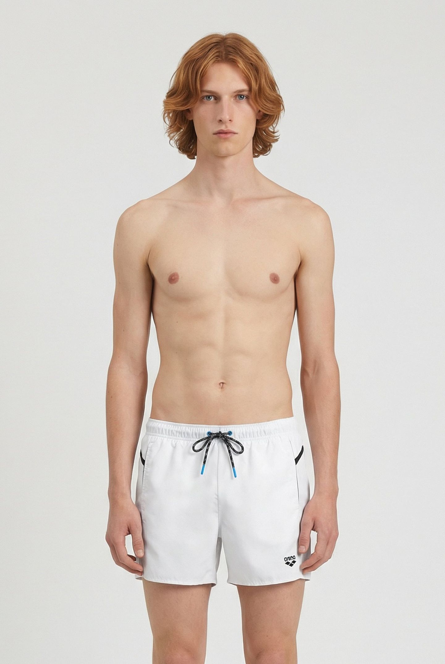 MEN'S ARENA PRO-FILE BEACH X-SHORT WHITE-NAVY 1