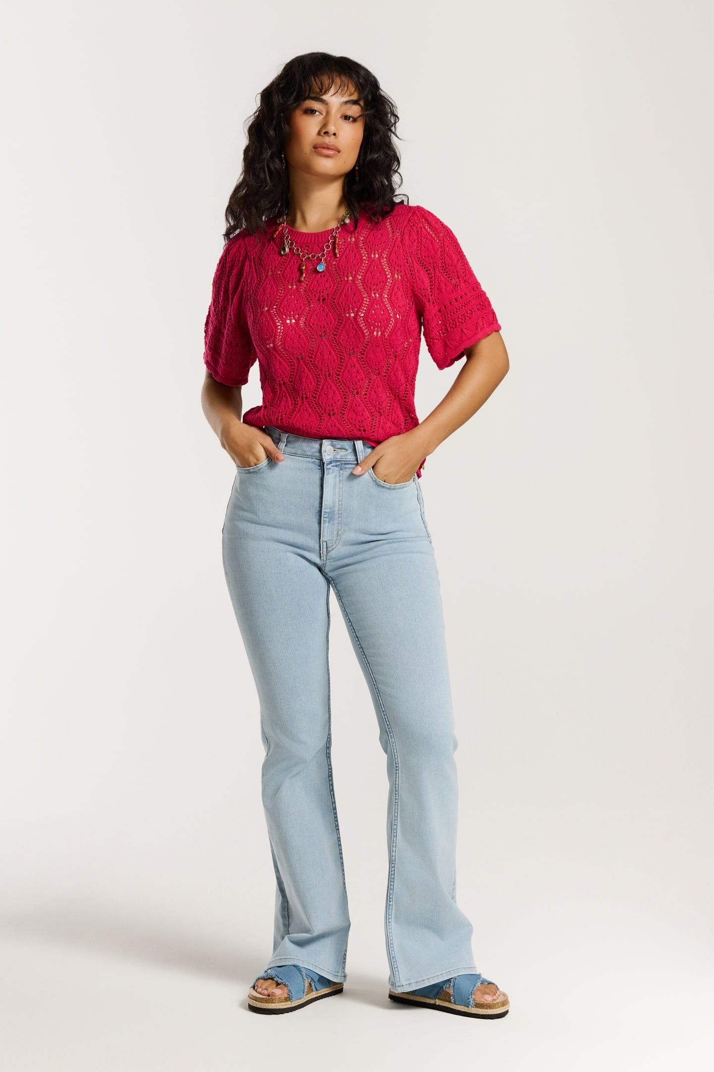 HANNAH SWEATER RED CERISE 2