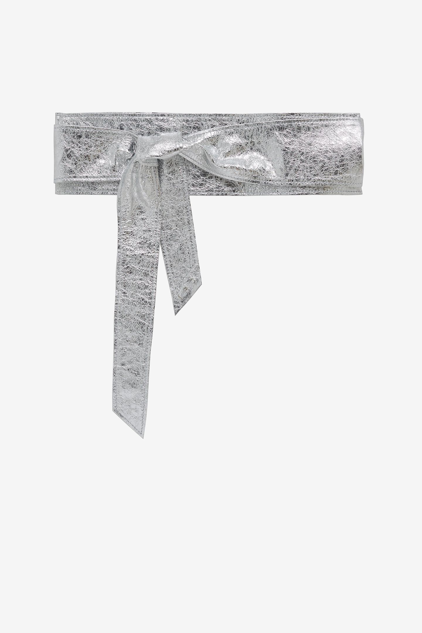 NERA SILVER OBI BELT SILVER 1