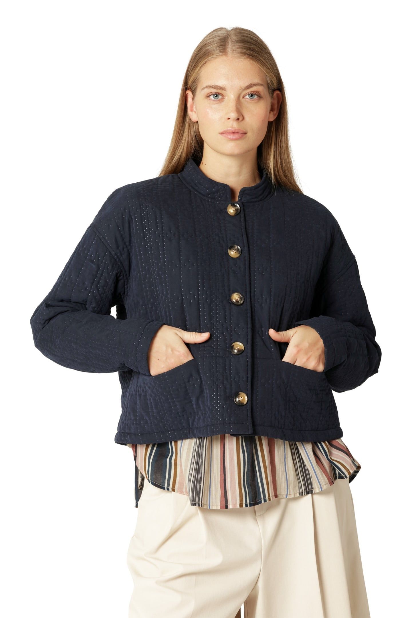 RAIN&OUTERWEAR QUILTTO01 DARK INDIGO 2