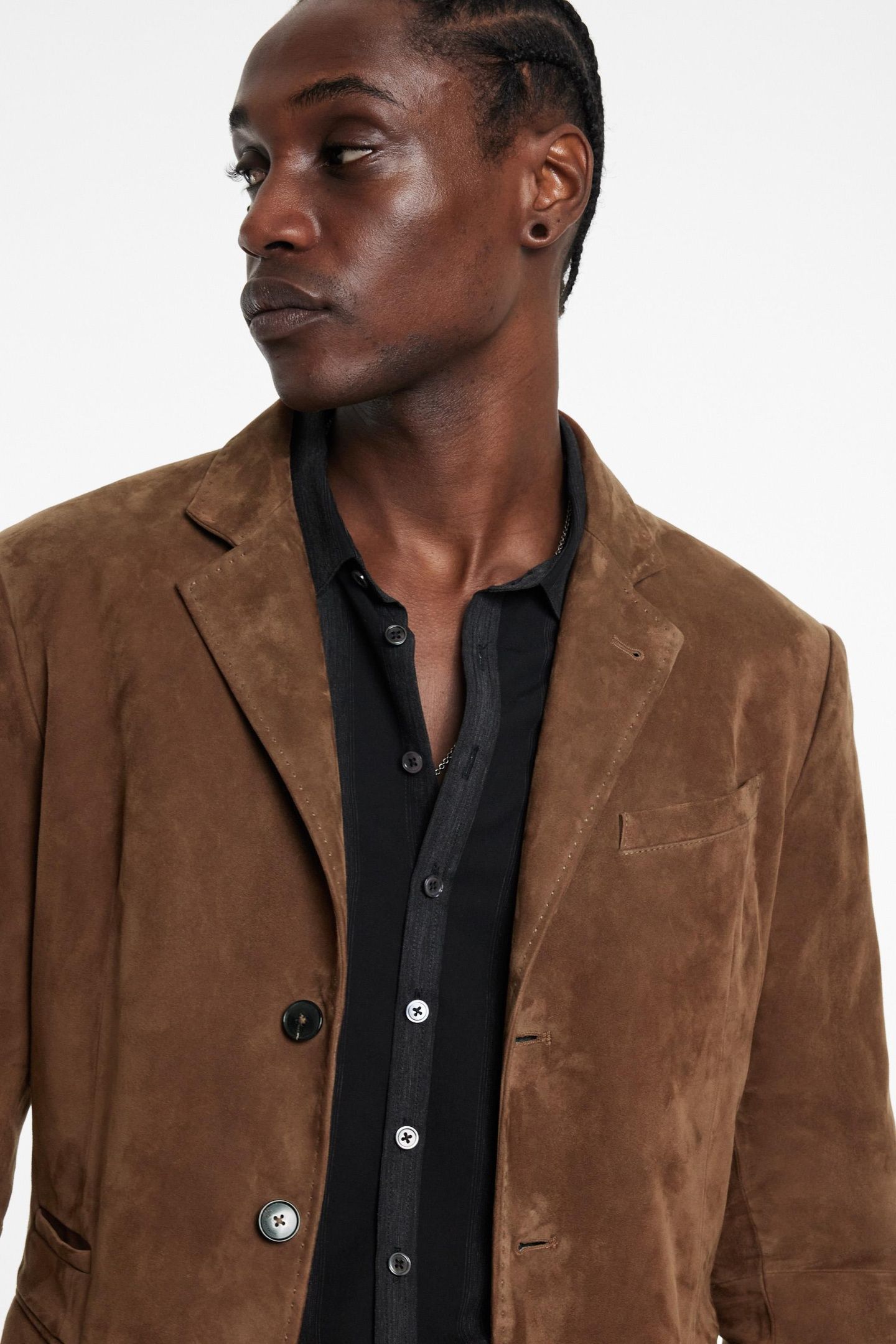 RIND JACKET - SLIM FIT NOTCH LAPEL JKT W SIENNA BROWN 3