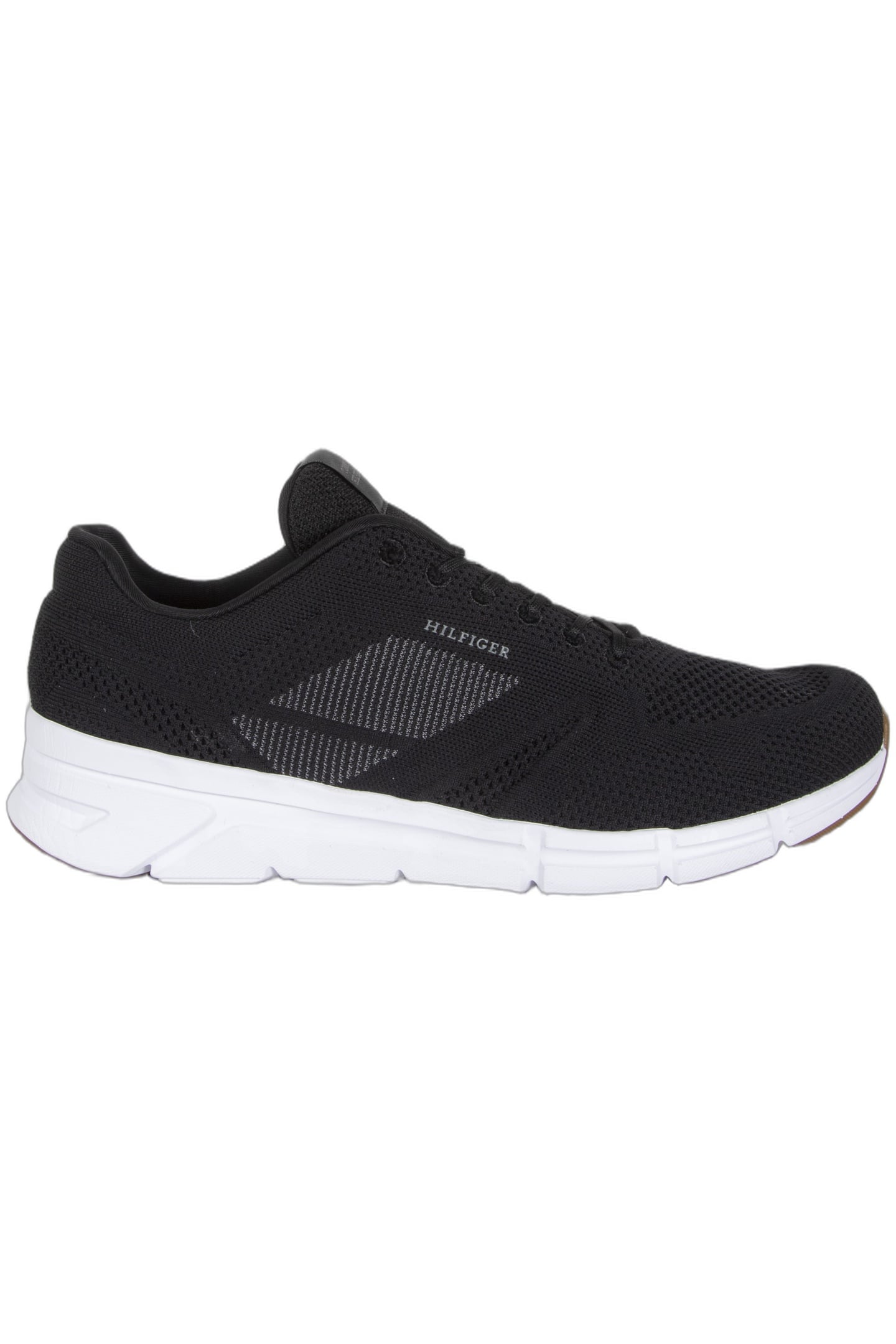 MONOTYPE LOGO KNIT RUNNER TRAINERS BLACK 1