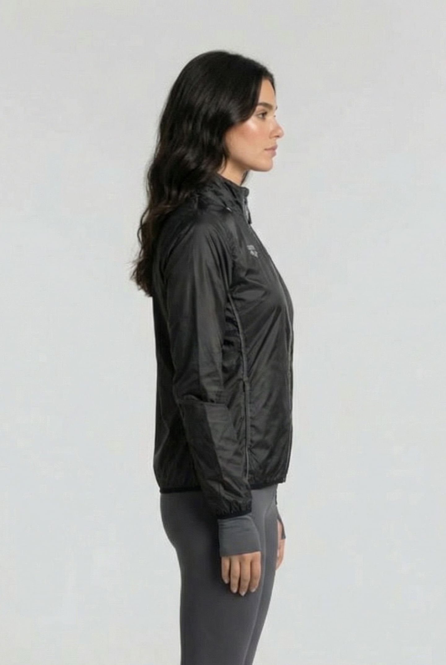W WINDBREAKER BLACK-SILVER 3