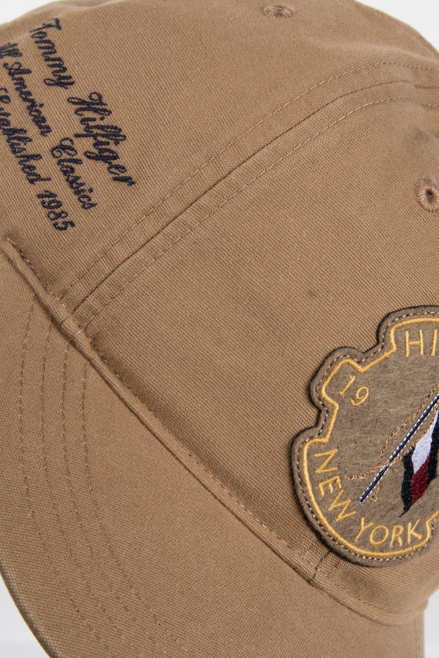 GRAPHIC WASHED 6 PANEL CAP ROOTED BROWN 4