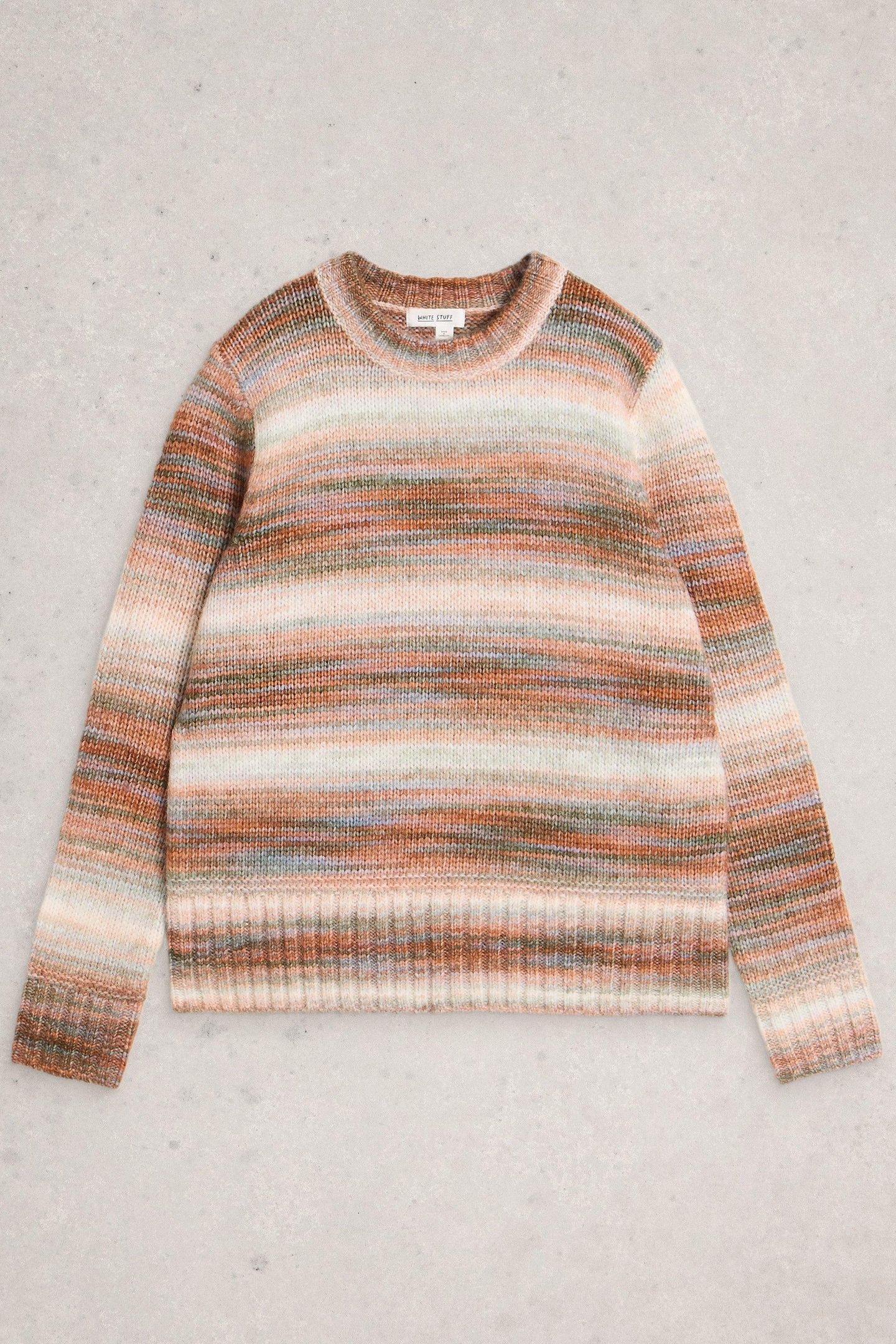 SABRINA SPACEDYE JUMPER NATURAL MULTI 4