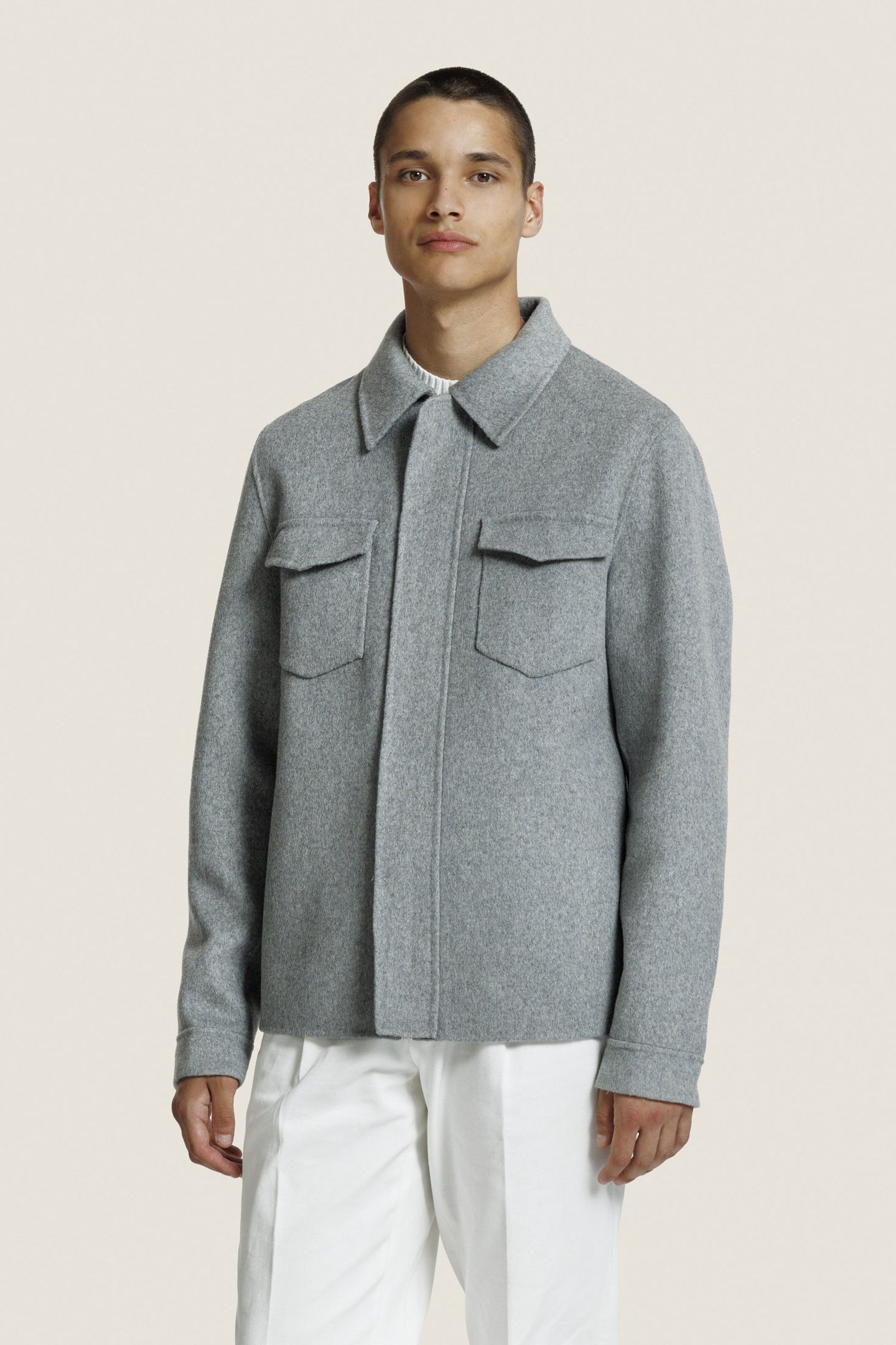 ROBERT JACKET L. GREY MELANGE 2