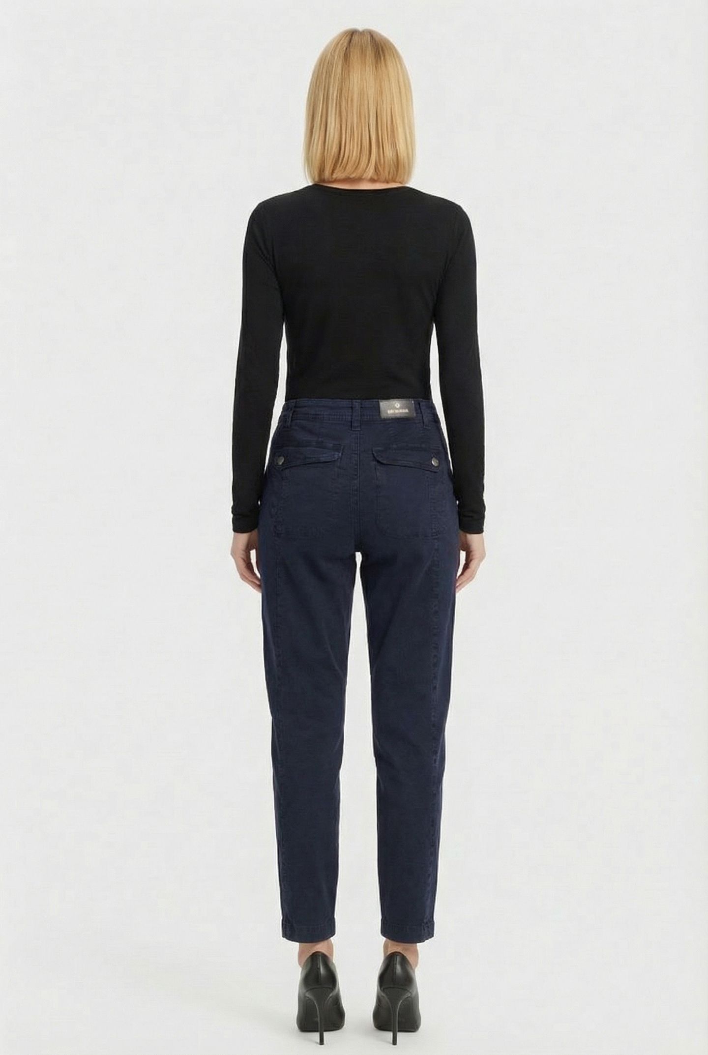 TAPERED PANT ROUGH TWILL NAVY NOIR 4