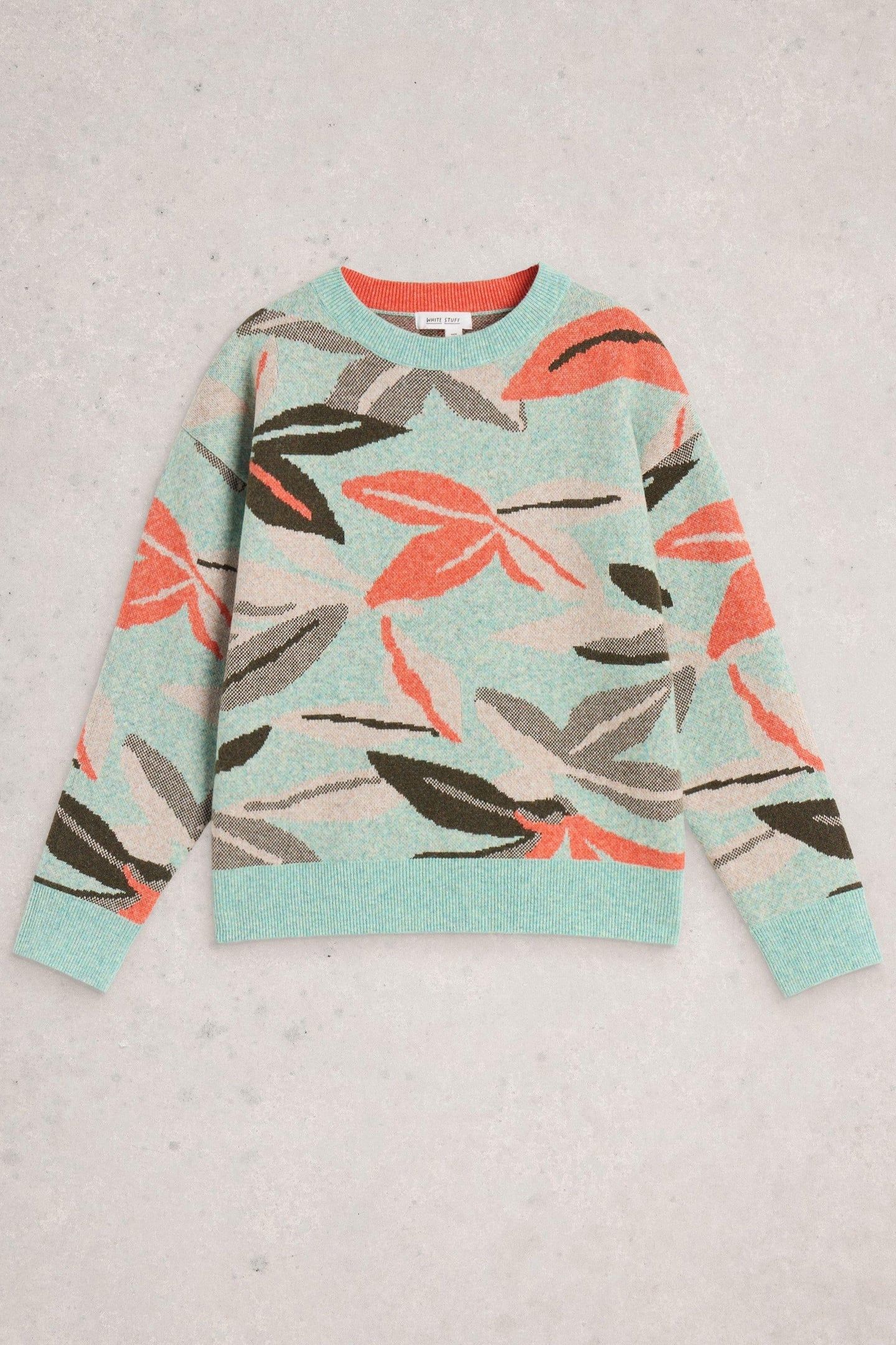 PETAL JUMPER GREEN MULTI 3