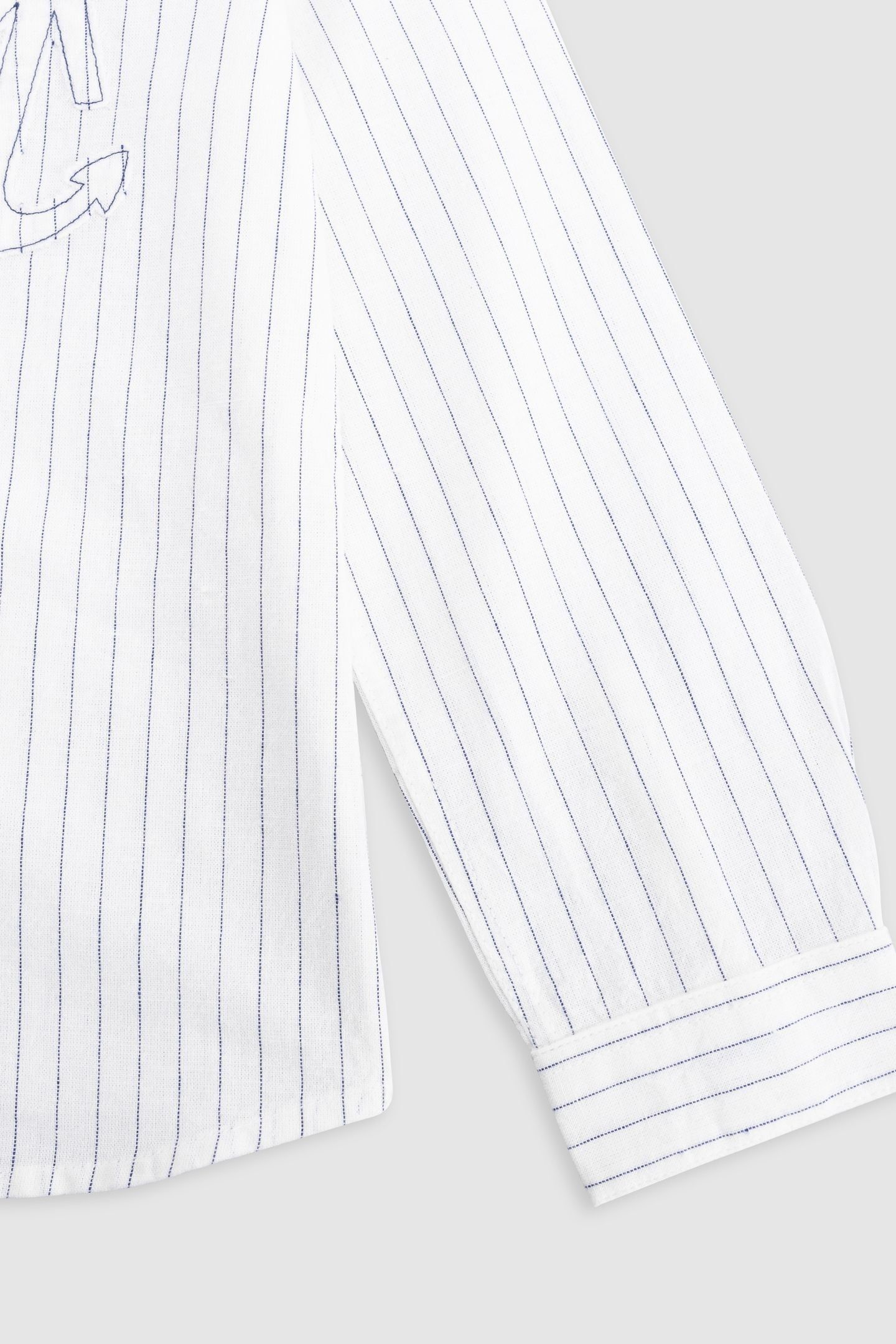 CREAM SHIRT WITH MAXI ANCHOR STRIPES 5