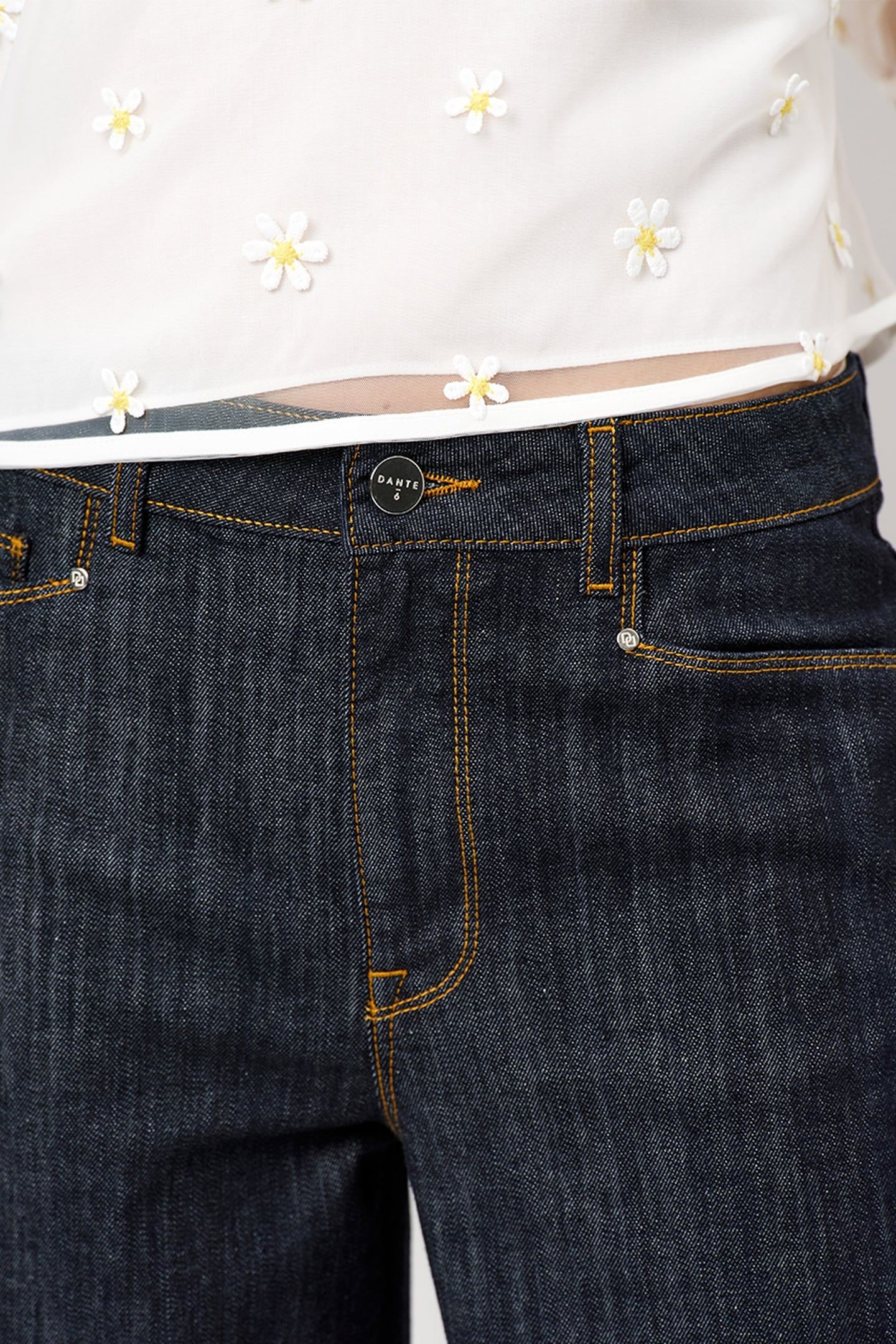 NUIT INDIGO WIDE LEG JEANS DARK INDIGO 4