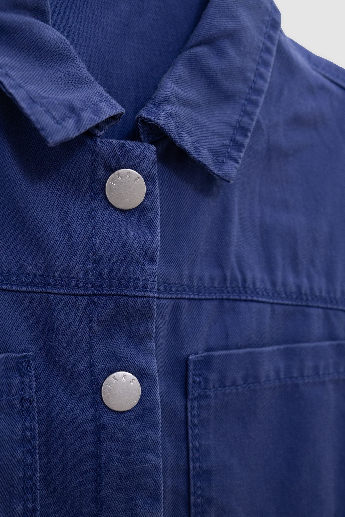 BLUE LONG JUMPSUIT WITH PRESS STUDS 6
