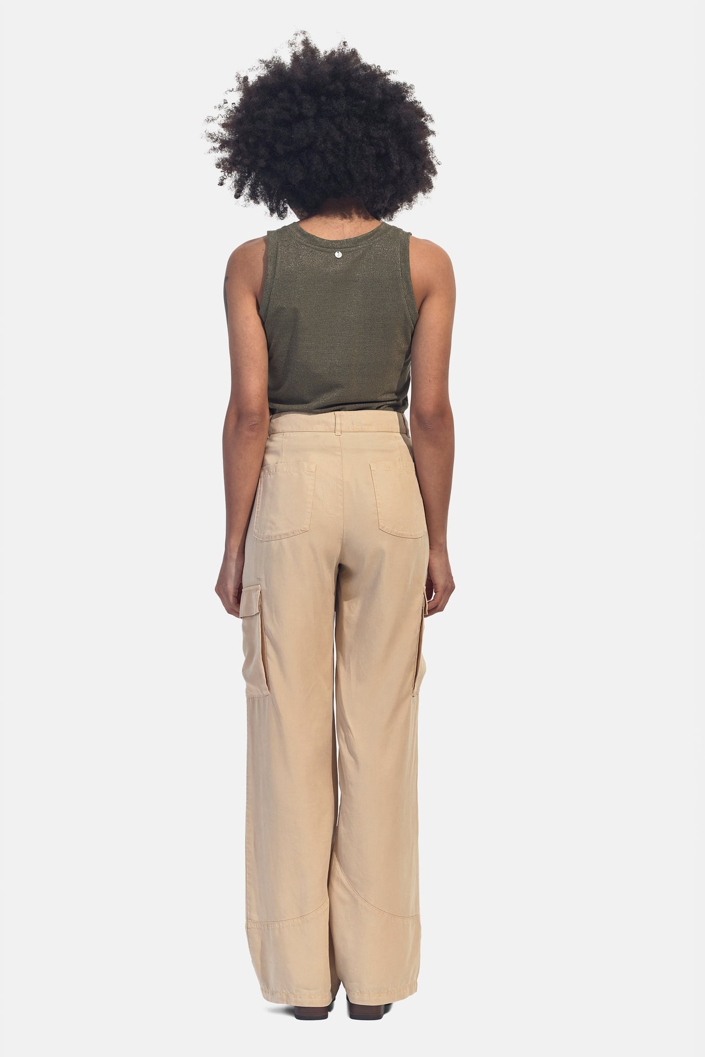 PARA - BATTLE PANTS BEIGE 7/8 3