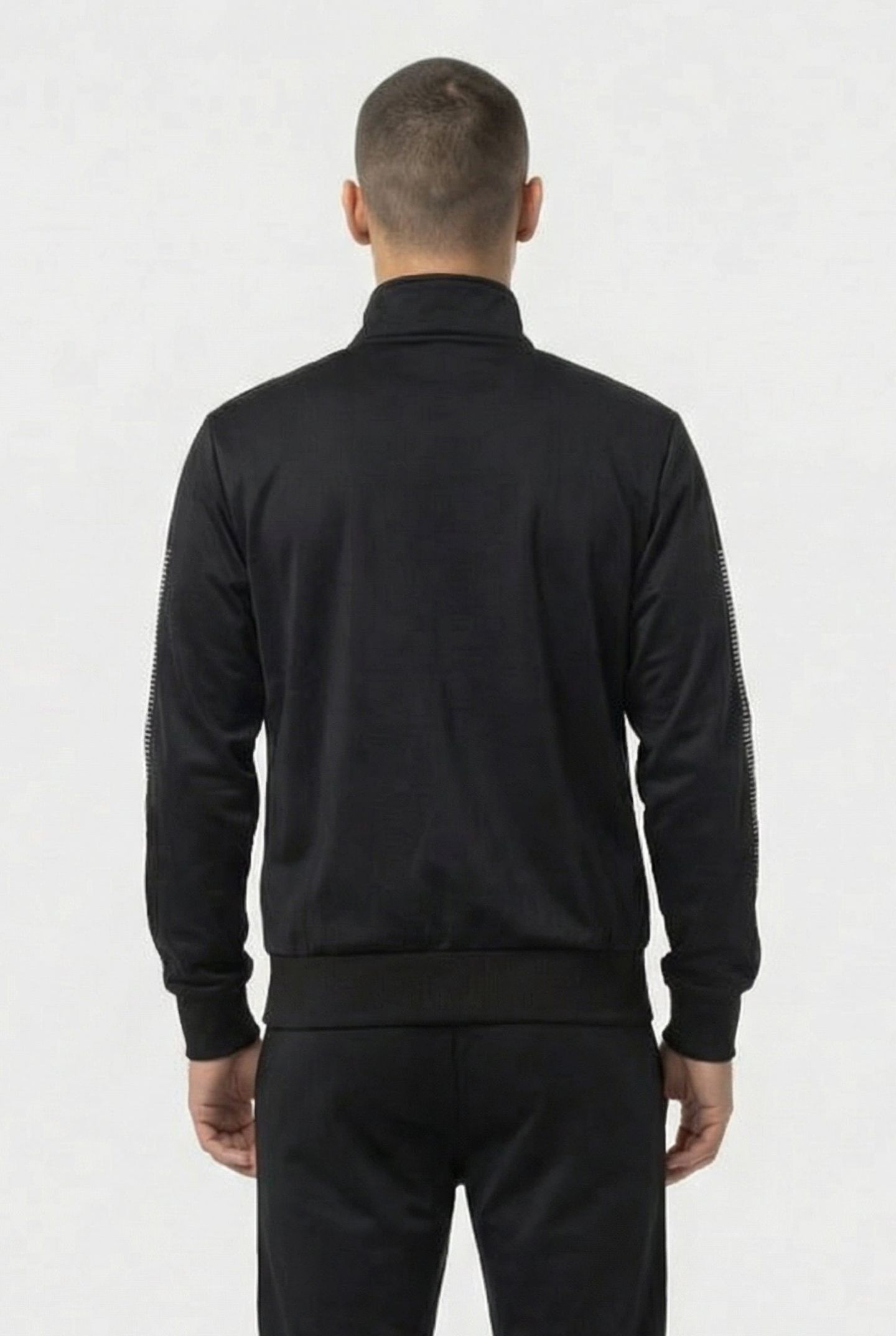 UNISEX TL KNITTED POLY JACKET BLACK 3
