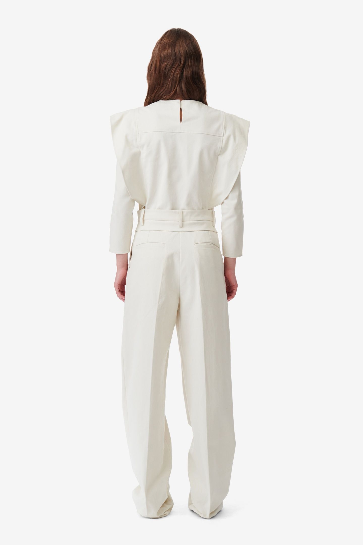 FABIAN TROUSER ECRU 2