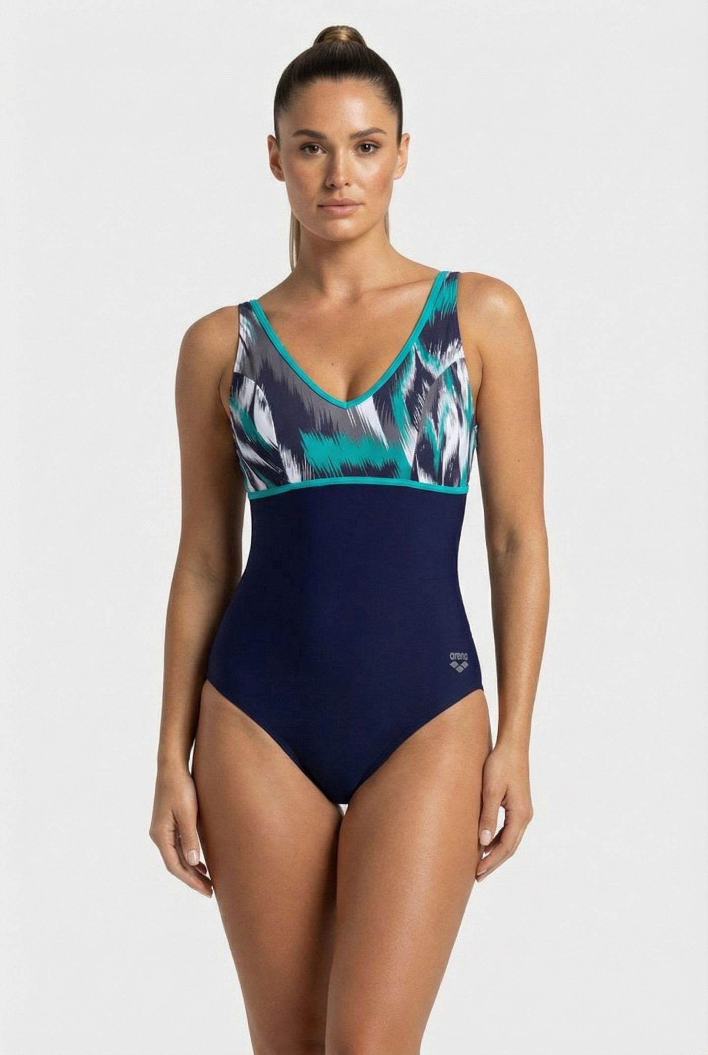 WOMEN'S BODYLIFT SWIMSUIT JENNIFER WING NAVY MULTI NAVY BALI 1