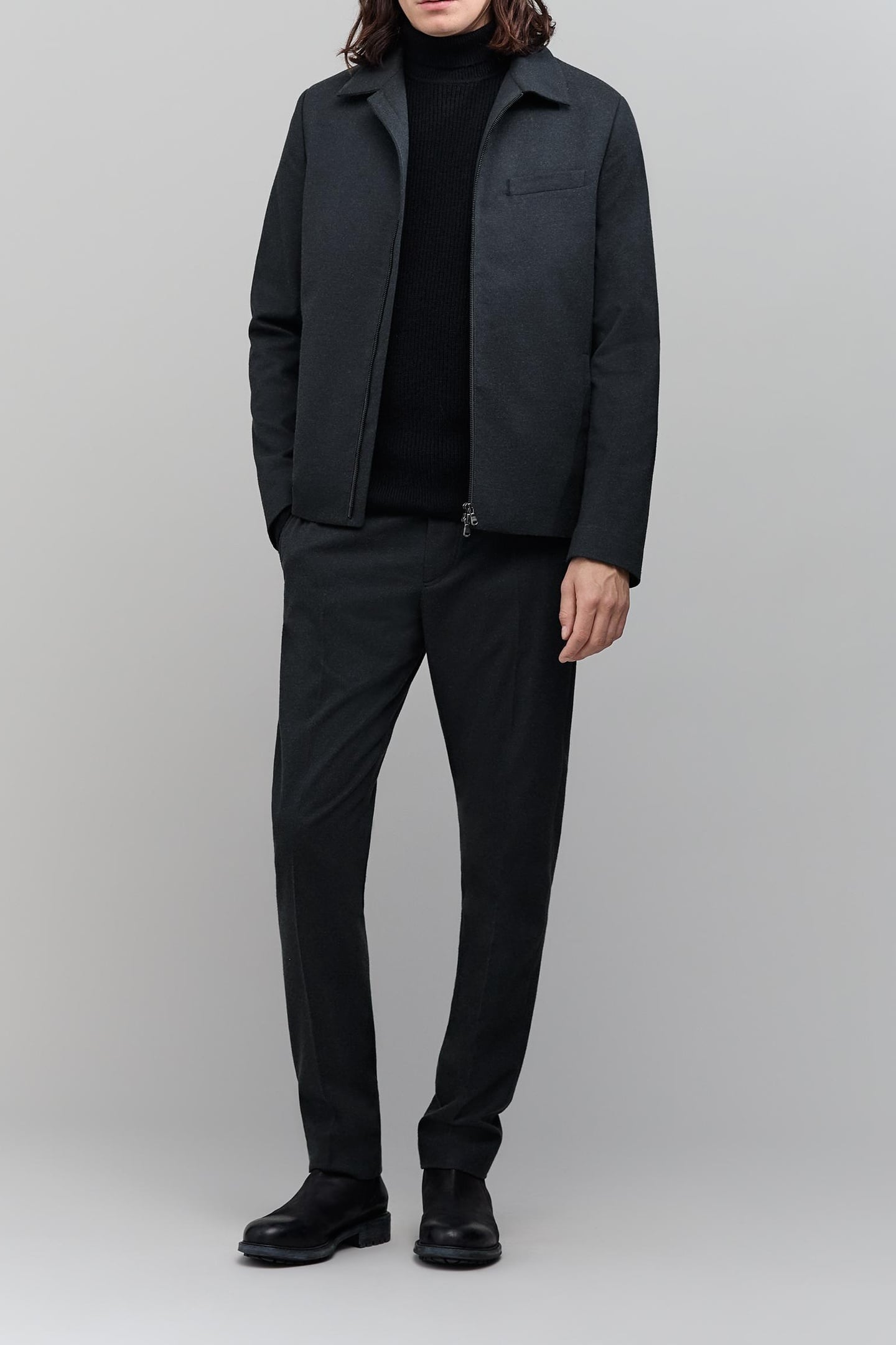 ANTHRACITE ZIP JACKET 1
