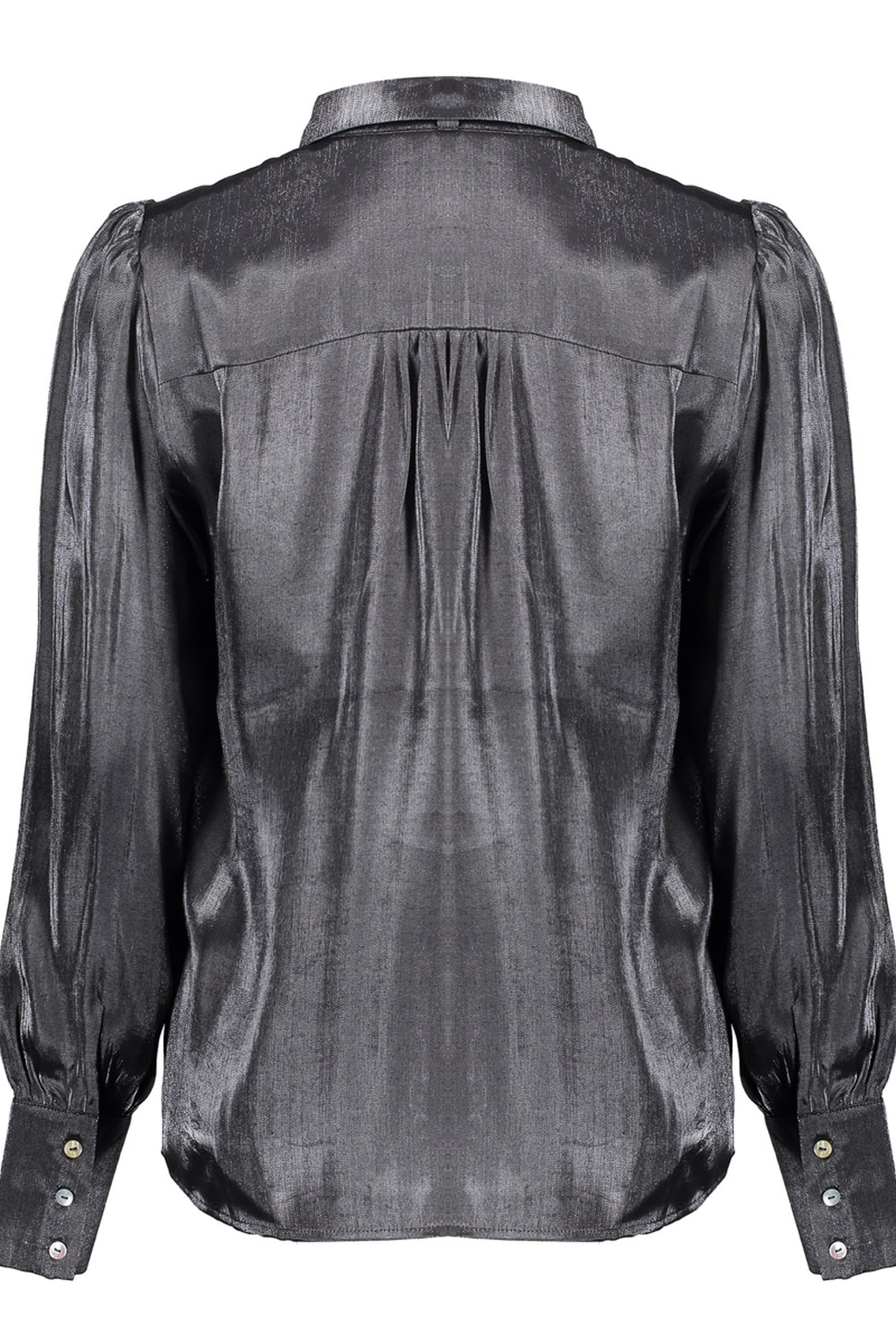 BLOUSE DETACHABLE STRAP DARK SILVER 2