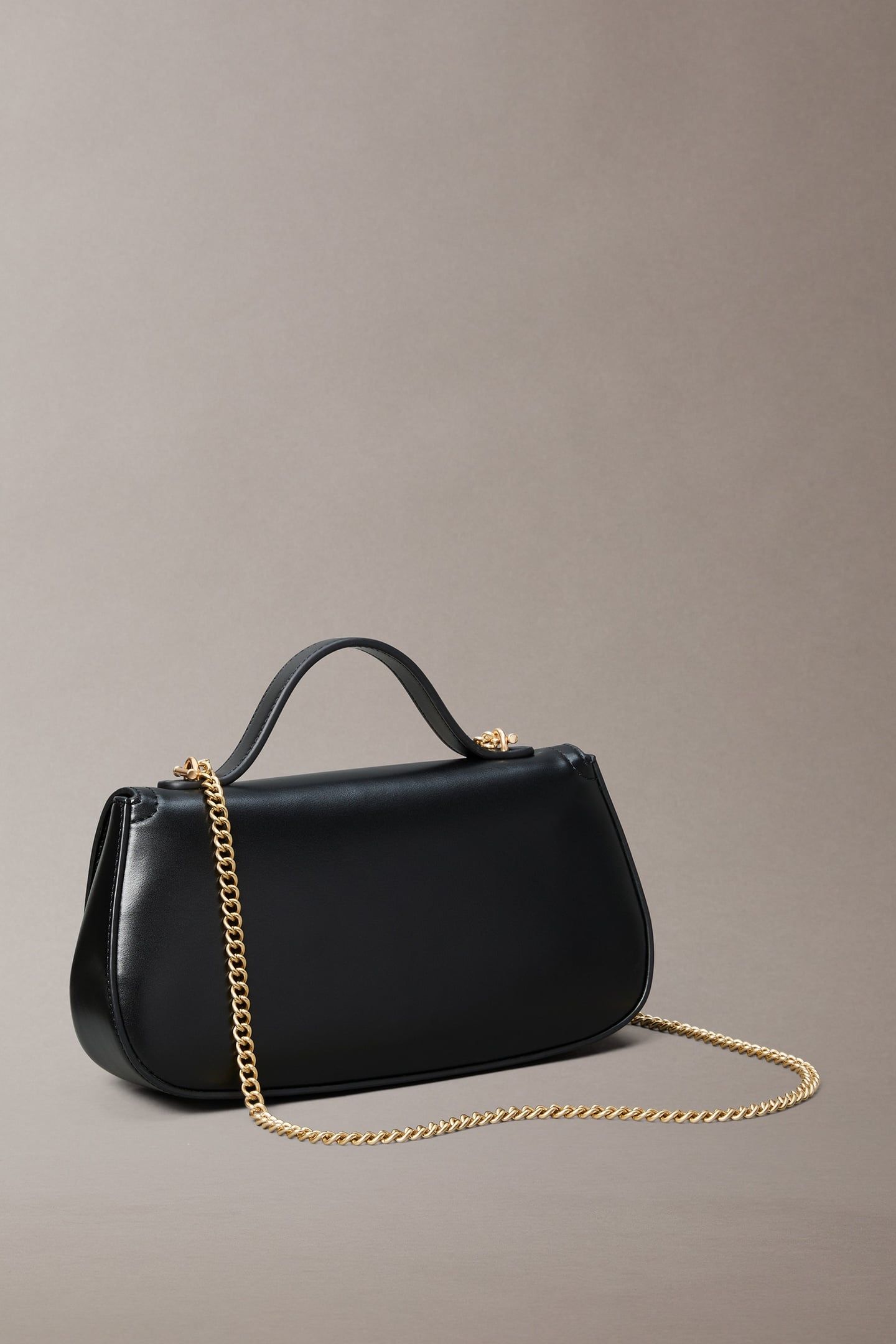 TOP HANDLE WITH CHAIN BLACK/ANTIQUE LIGHT GOLD 4