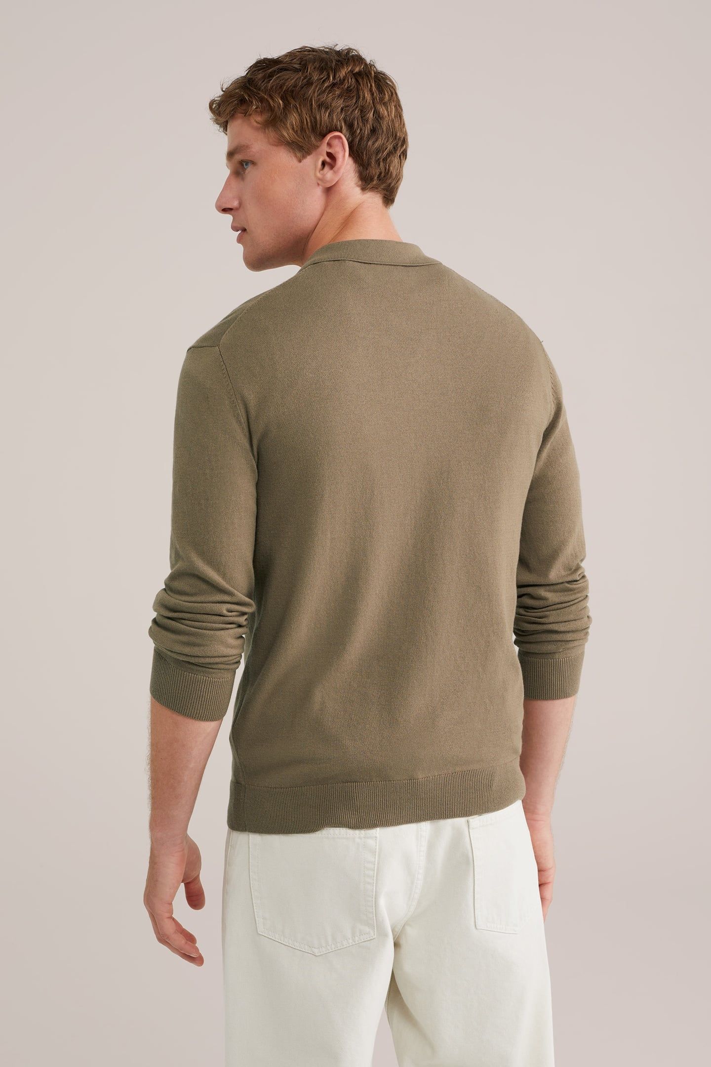 HALFWAY ZIPPER LIGHT BROWN 2