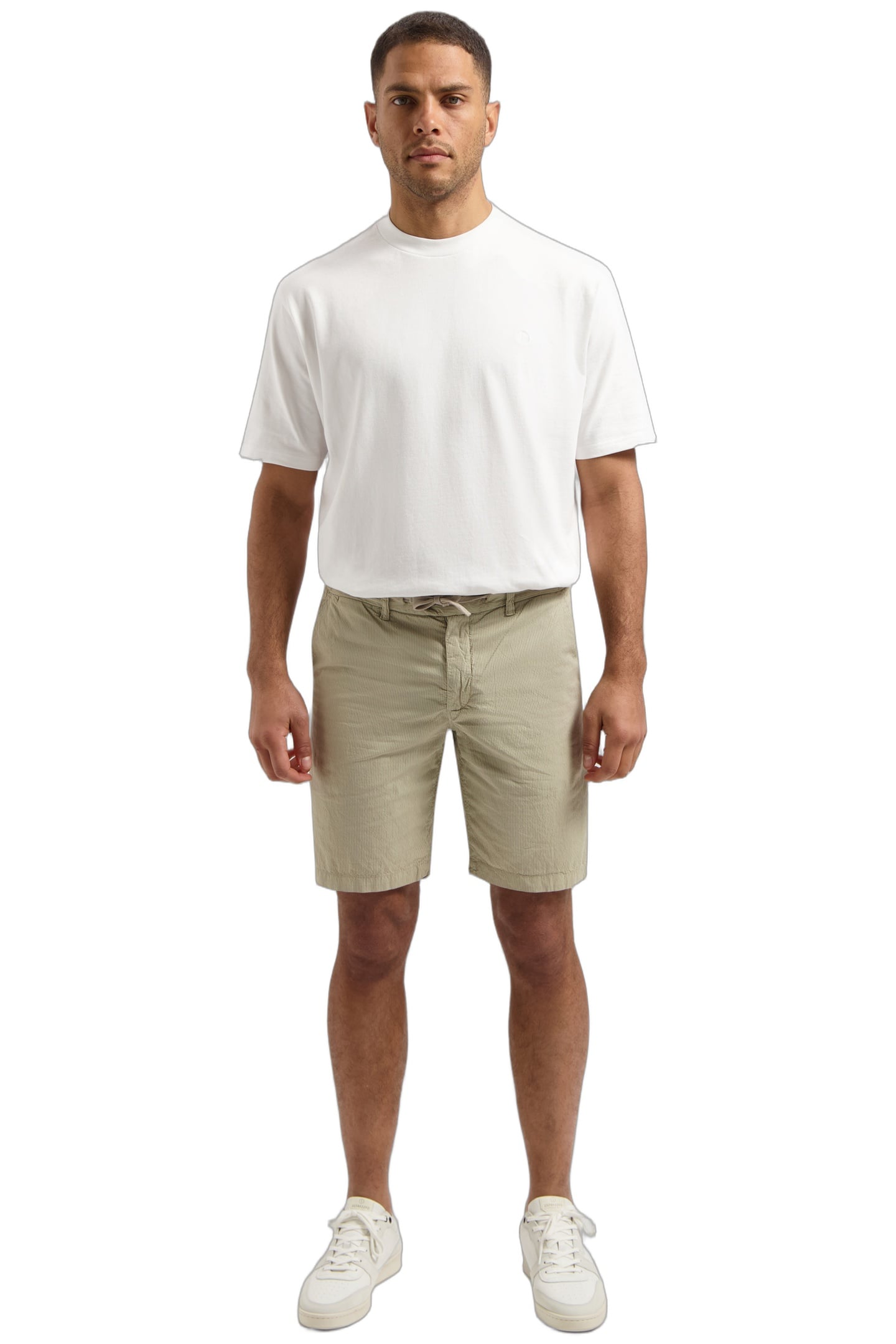 DS-LANCASTER STRIPE SHORTS TIMBER WOLF 2