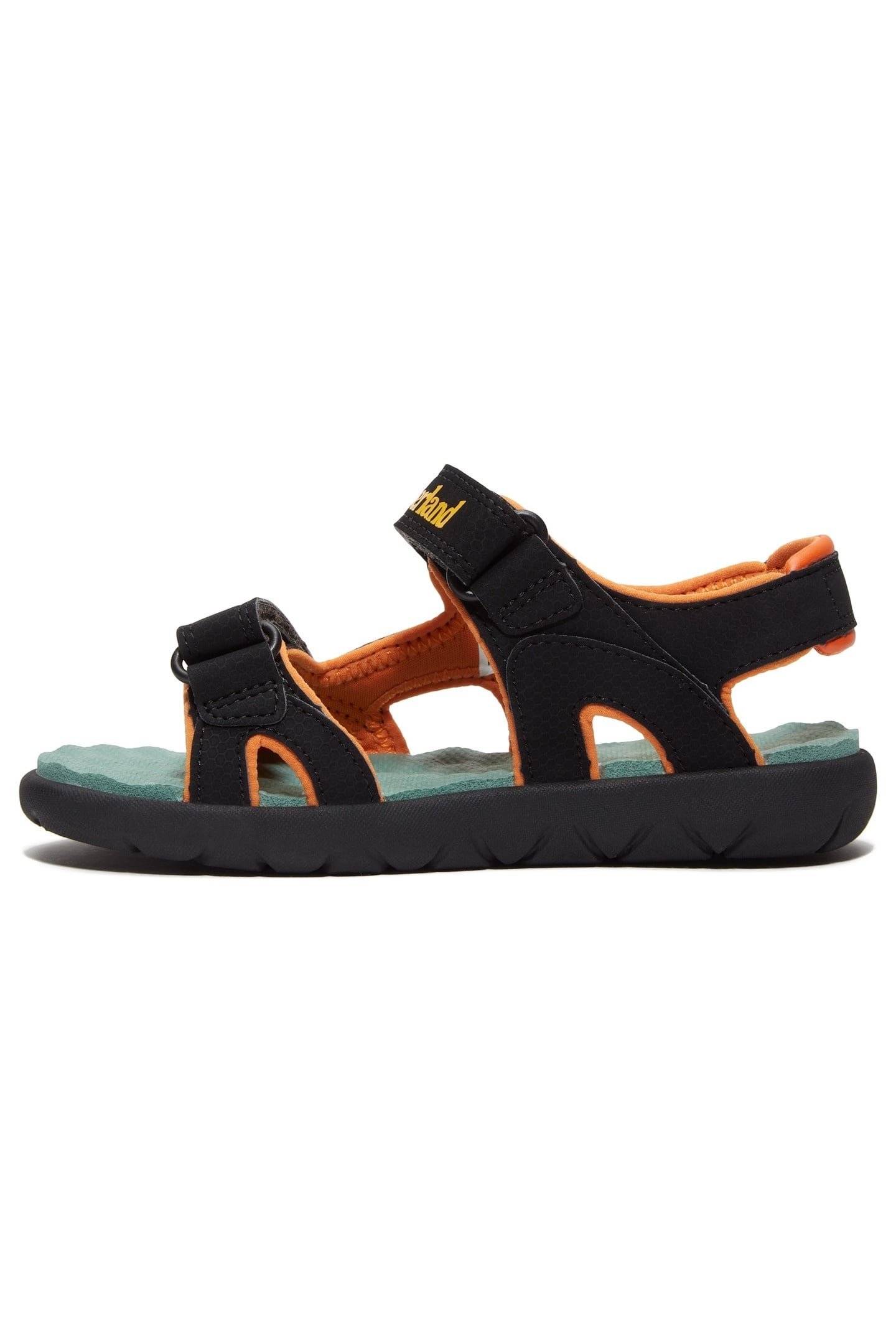 PERKINS ROW BACKSTRAP SANDAL BLACK W MEDIUM YELLOW 6