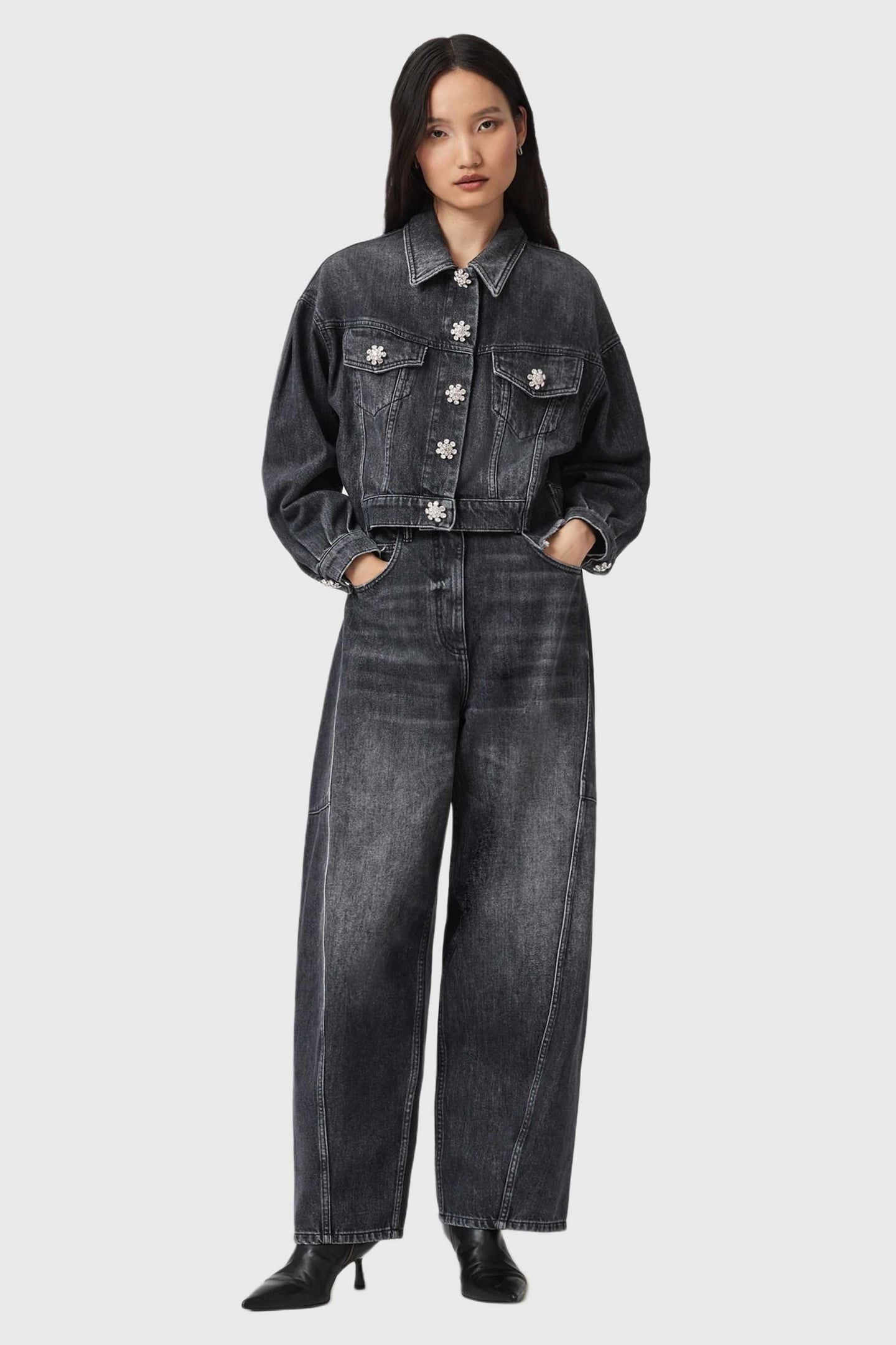 CARTER BARREL JEAN WASHED BLACK 3