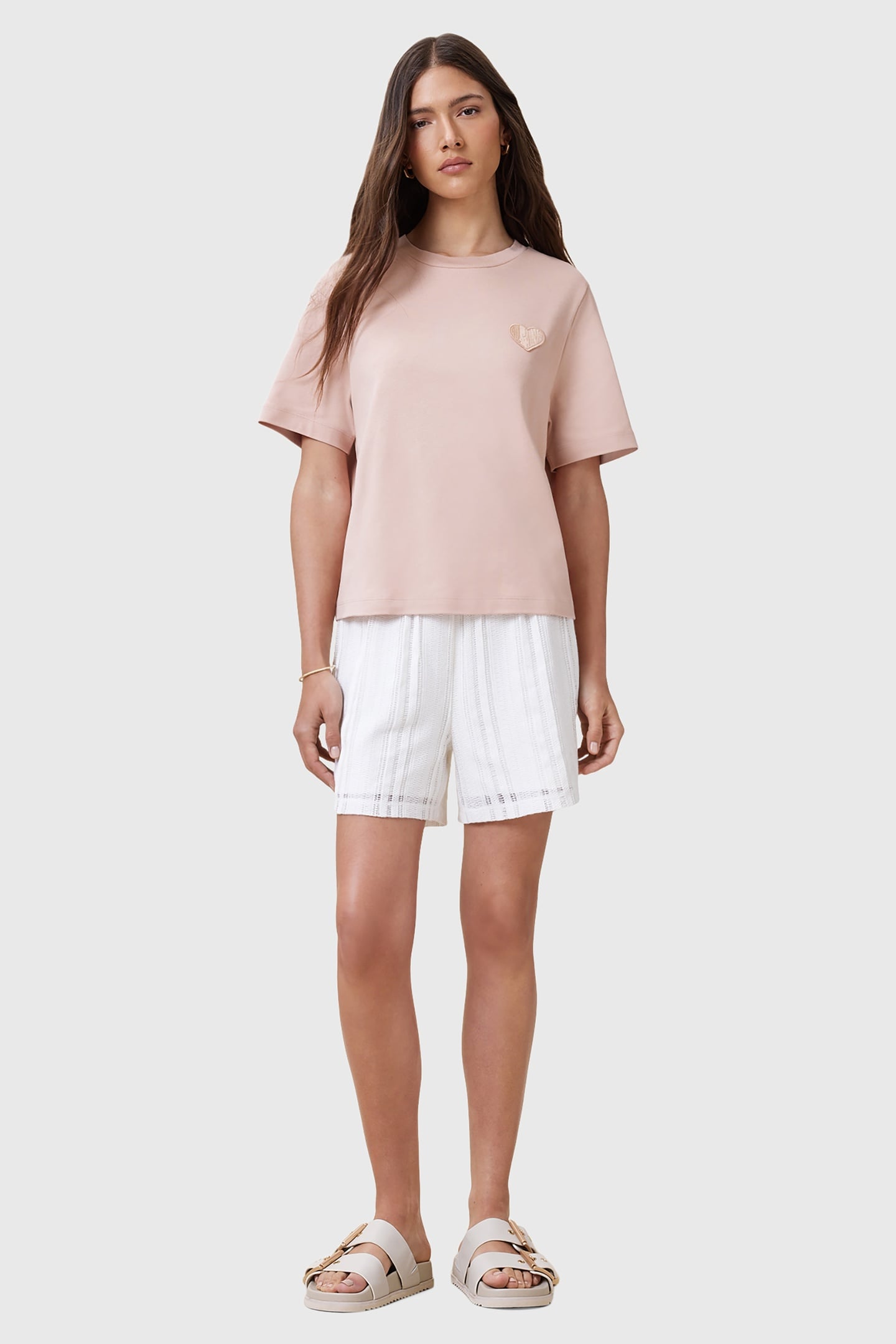 LOVER LISA TEE ASH ROSE PINK 1