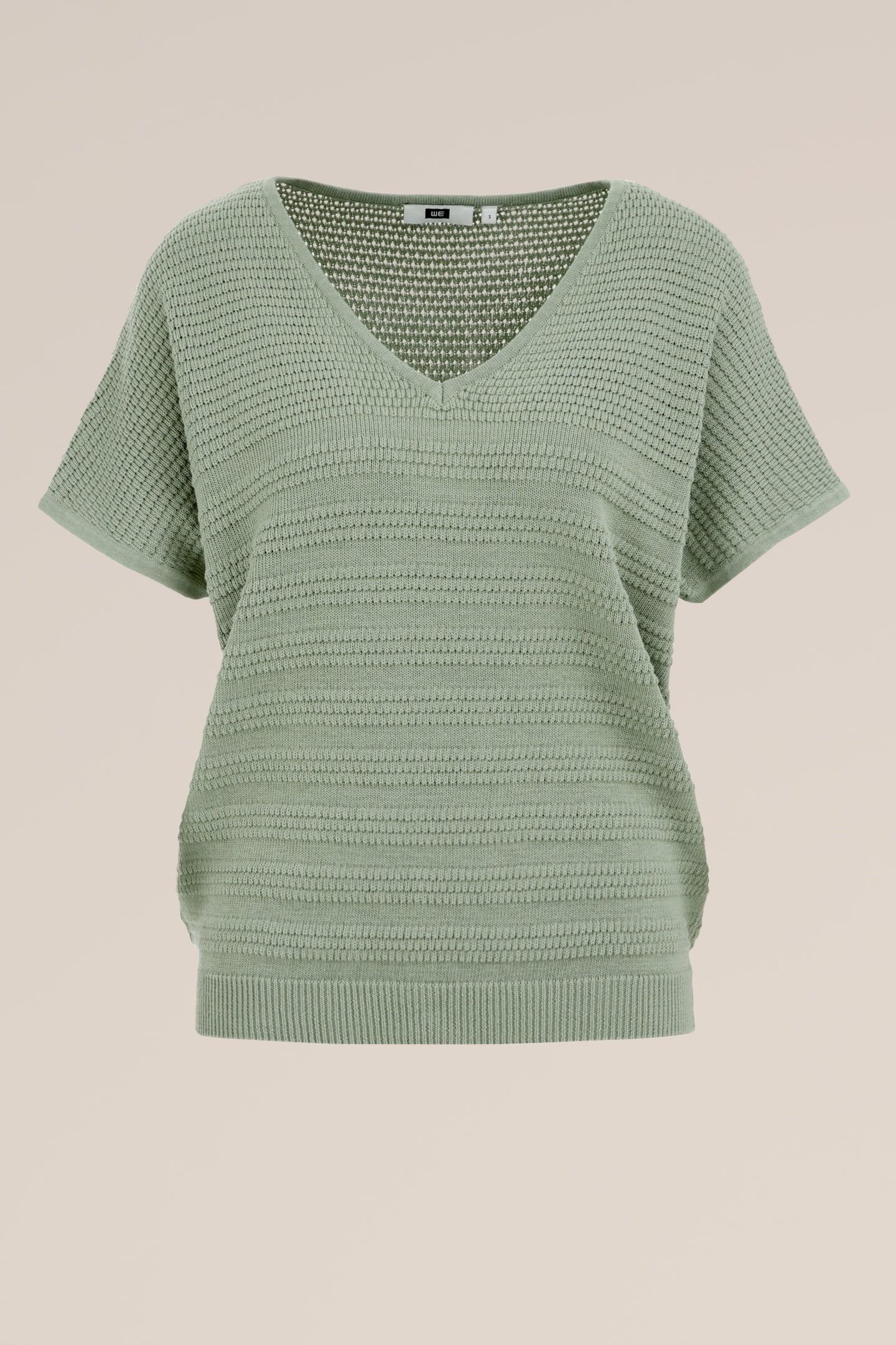 KNITTED PULLOVER LIGHT GREEN 4