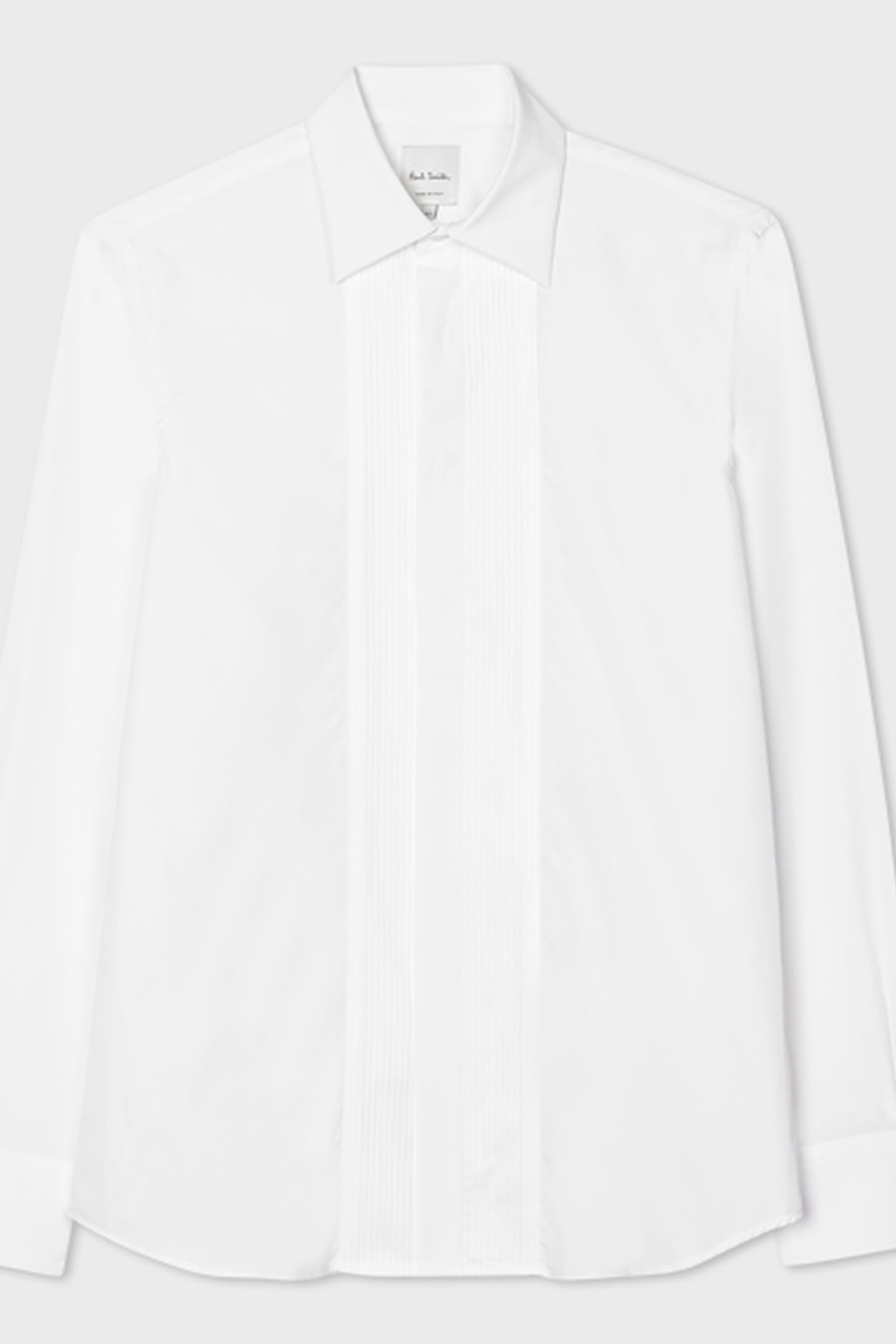 S/C TAILORED FIT EVENING SHIRT WHITE 5