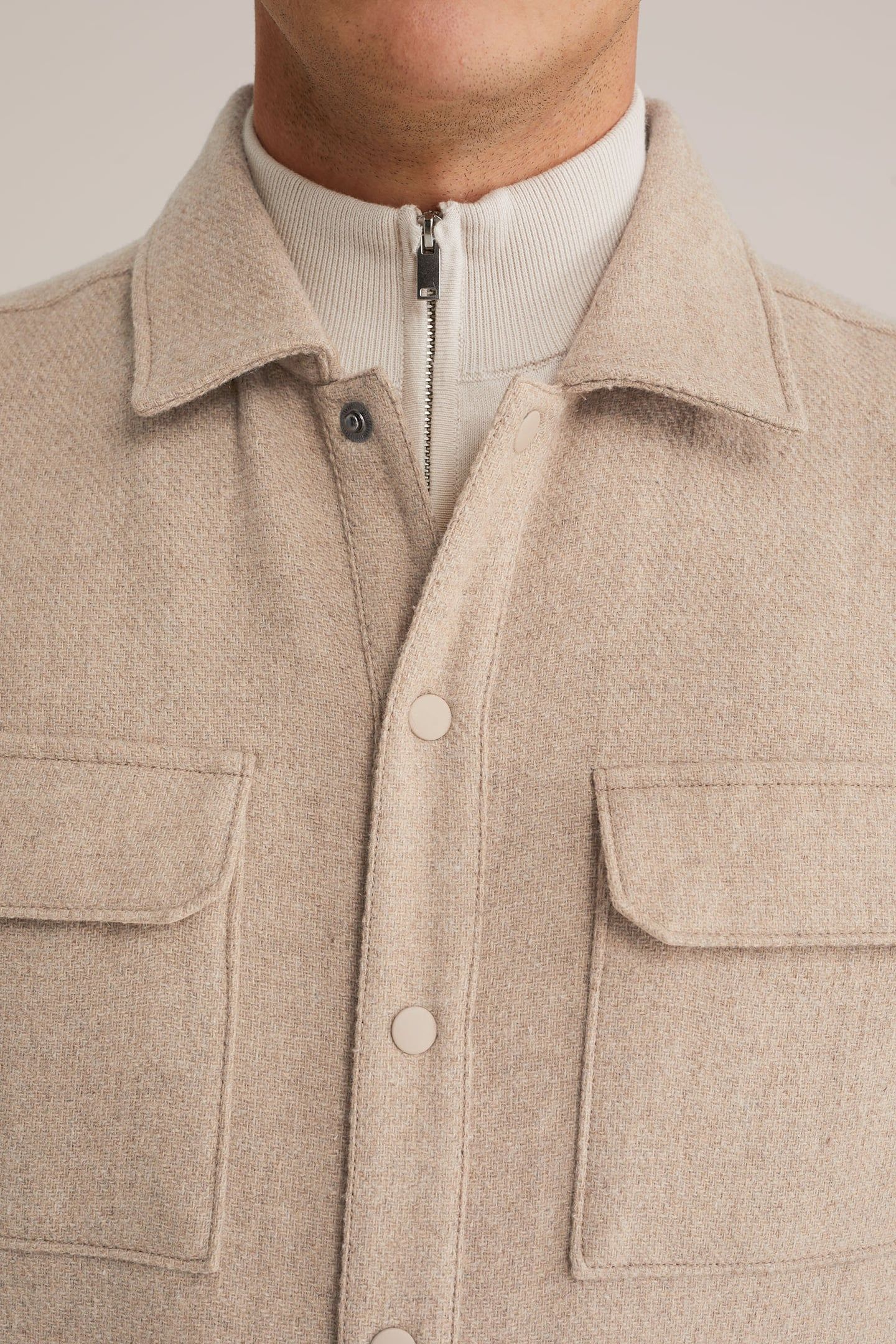 OVERSHIRT GREIGE 5