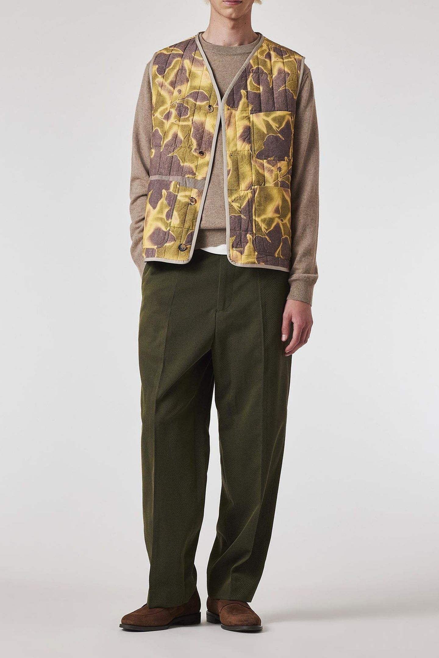 QUILTED GILET YELLOW 2