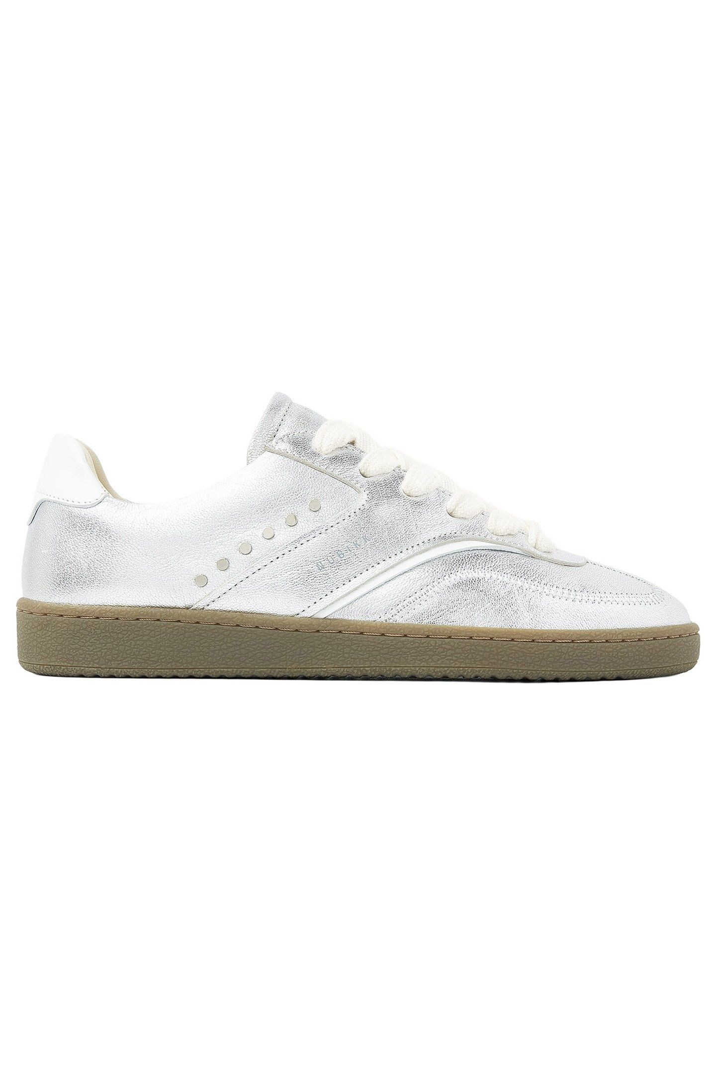 RAY OWEN STUDS SILVER METALLIC/ SHINY - MOCCA 1