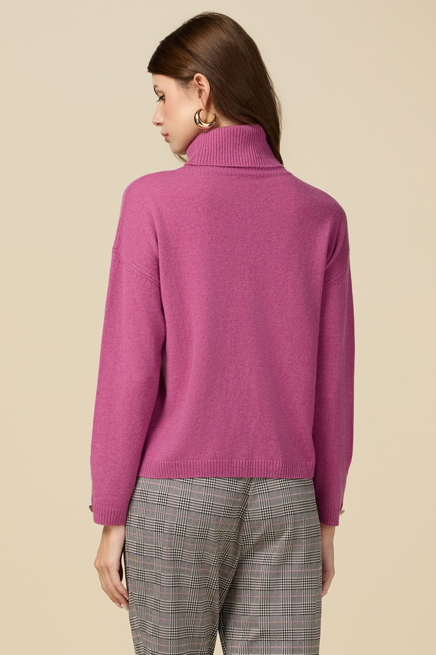 CASHMERE/WOOL TURTLENECK SWEATER LIGHT BLUE 2