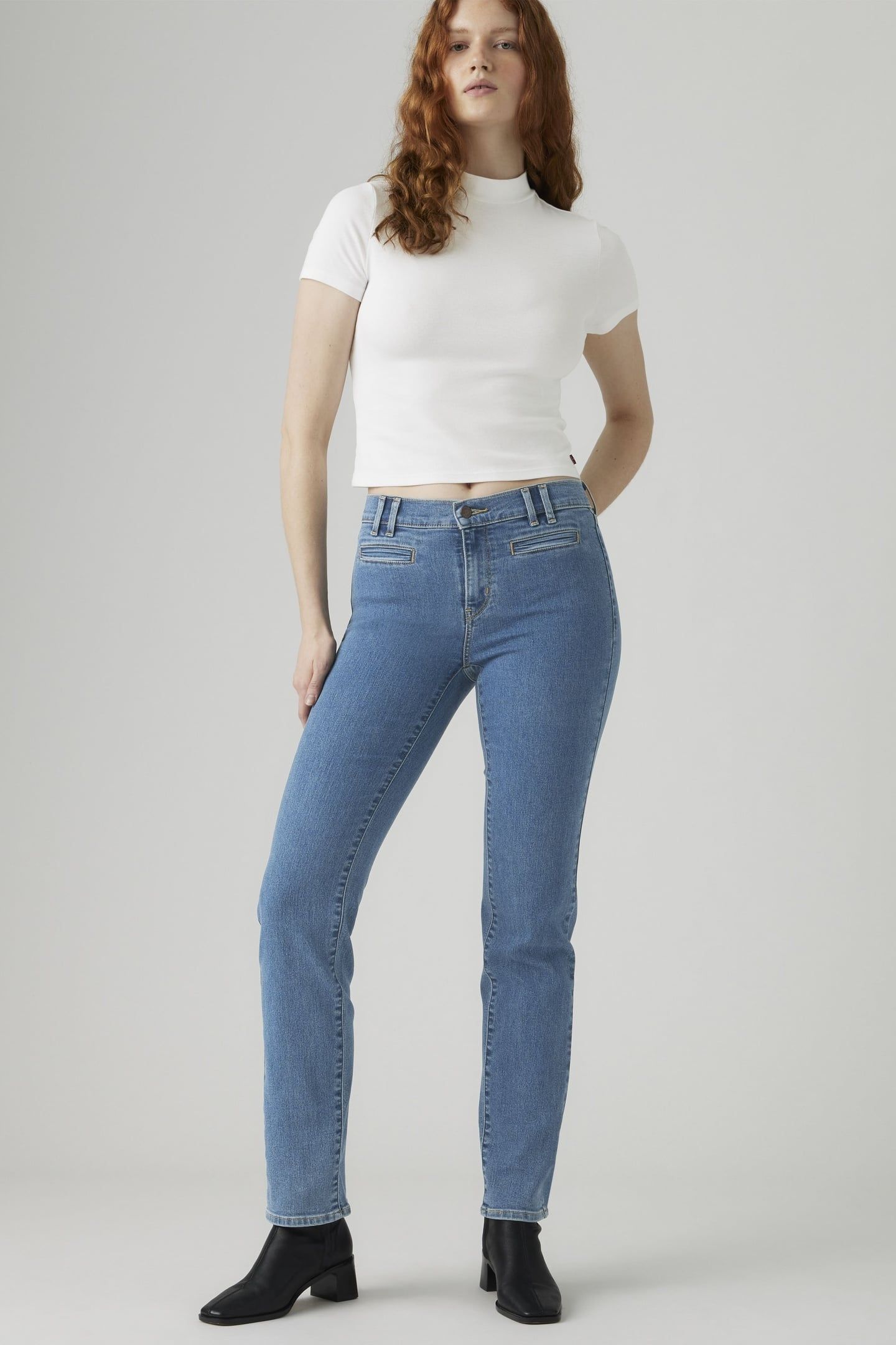 314™ SHAPING TAILORED STRAIGHT JEANS BLUE 2