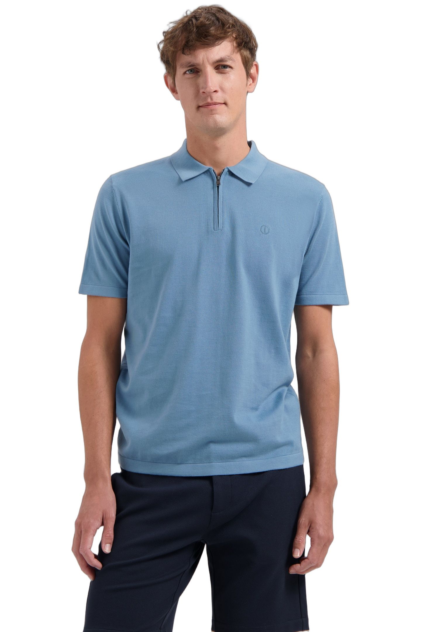 DS-DORIAN ZIP POLO PROVINCIAL BLUE 1