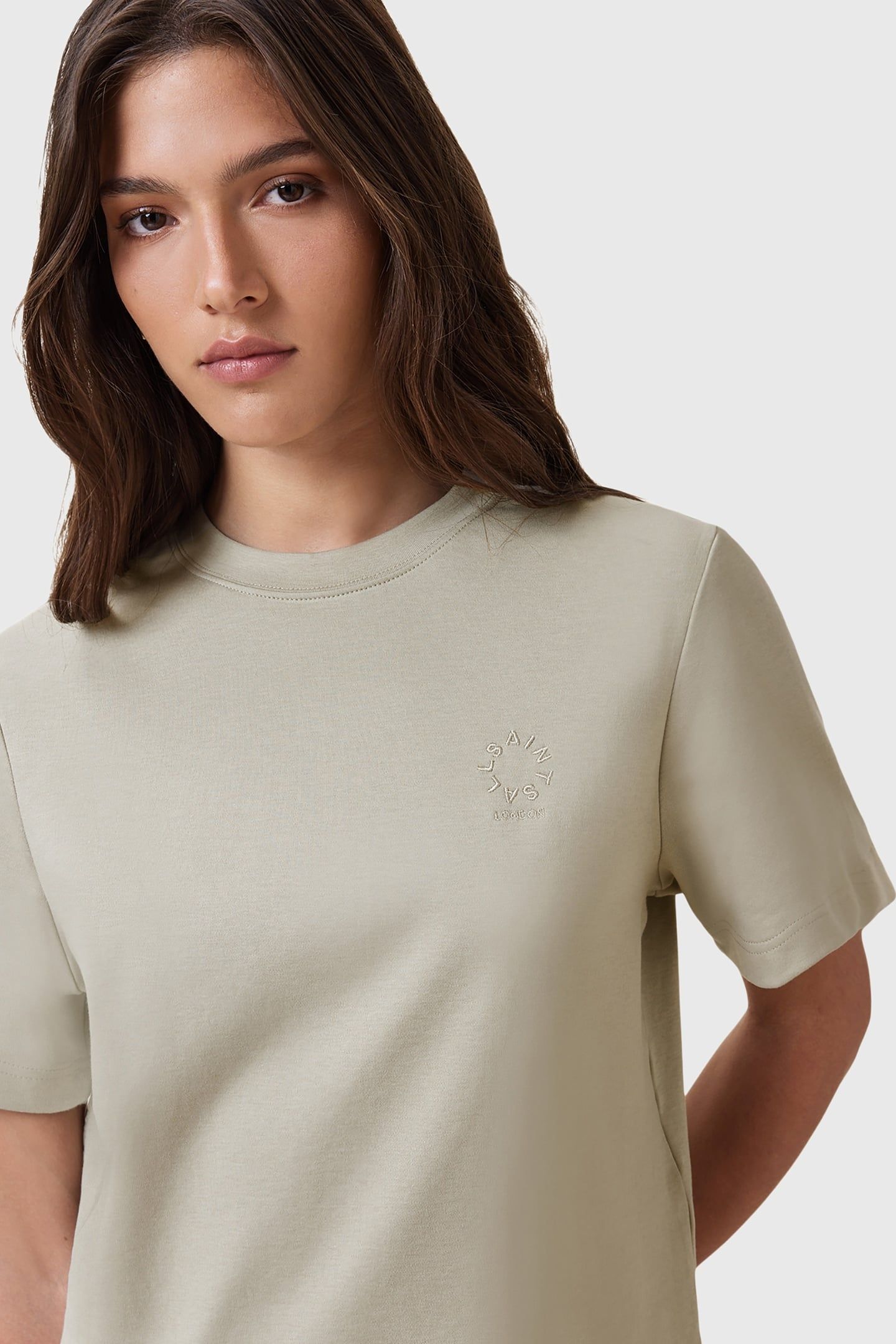 LISA HAVEN TEE LIGHT ASH GREEN 4