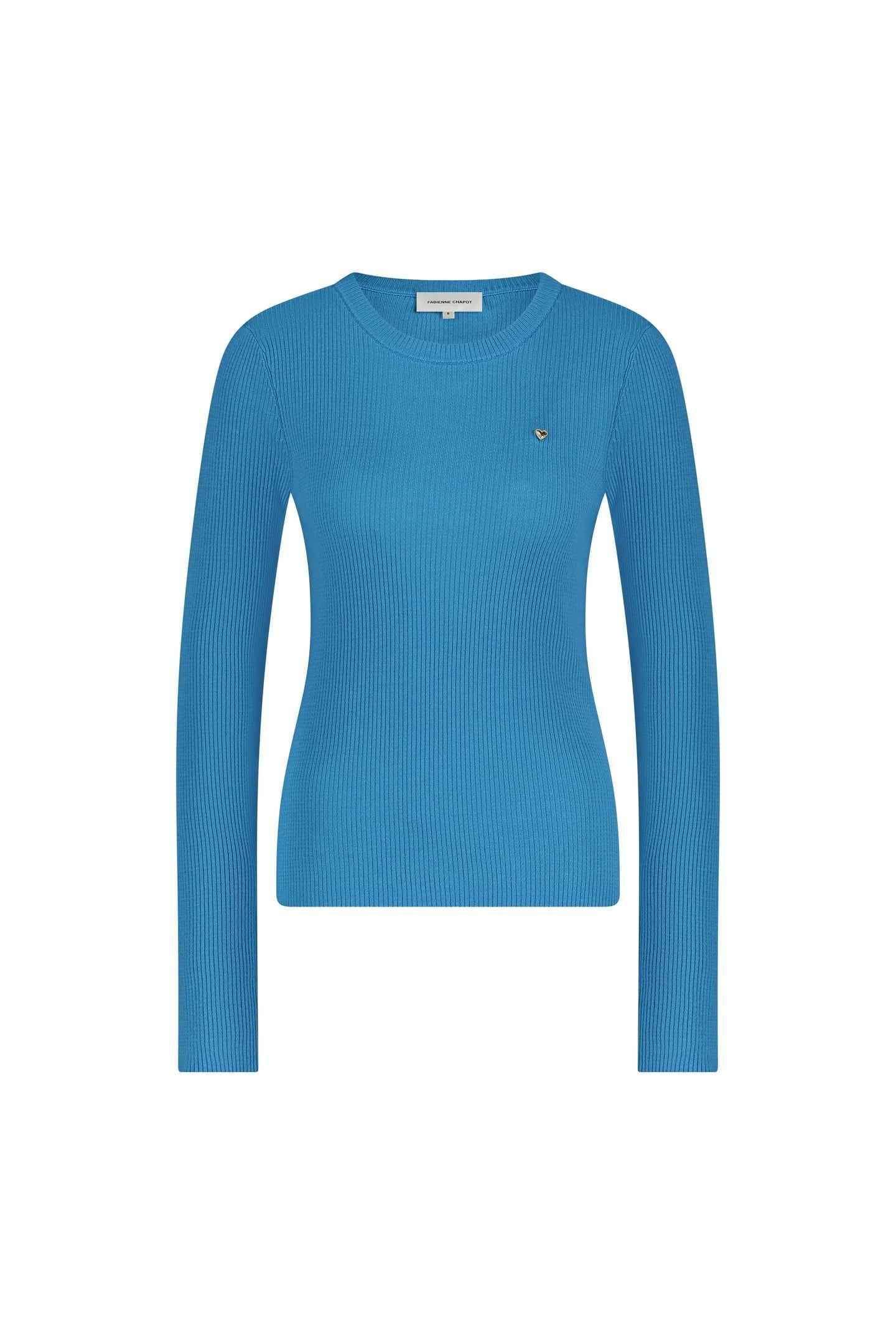 GILLIAN PULLOVER BLUE LILY 4