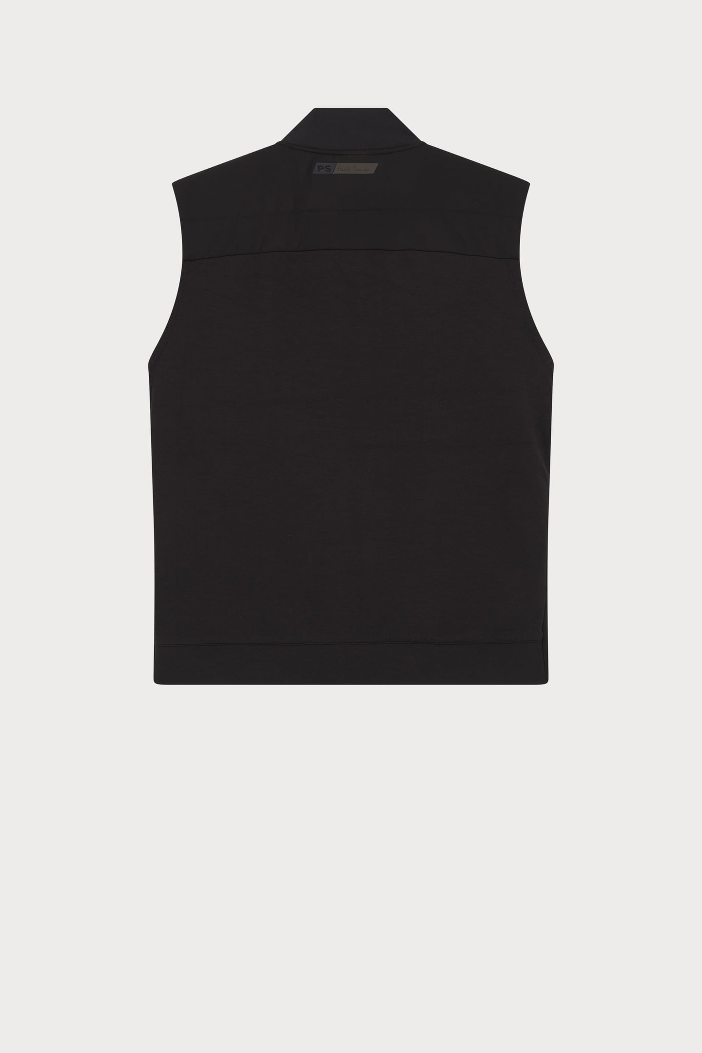 MIXED MEDIA GILET BLACK 2