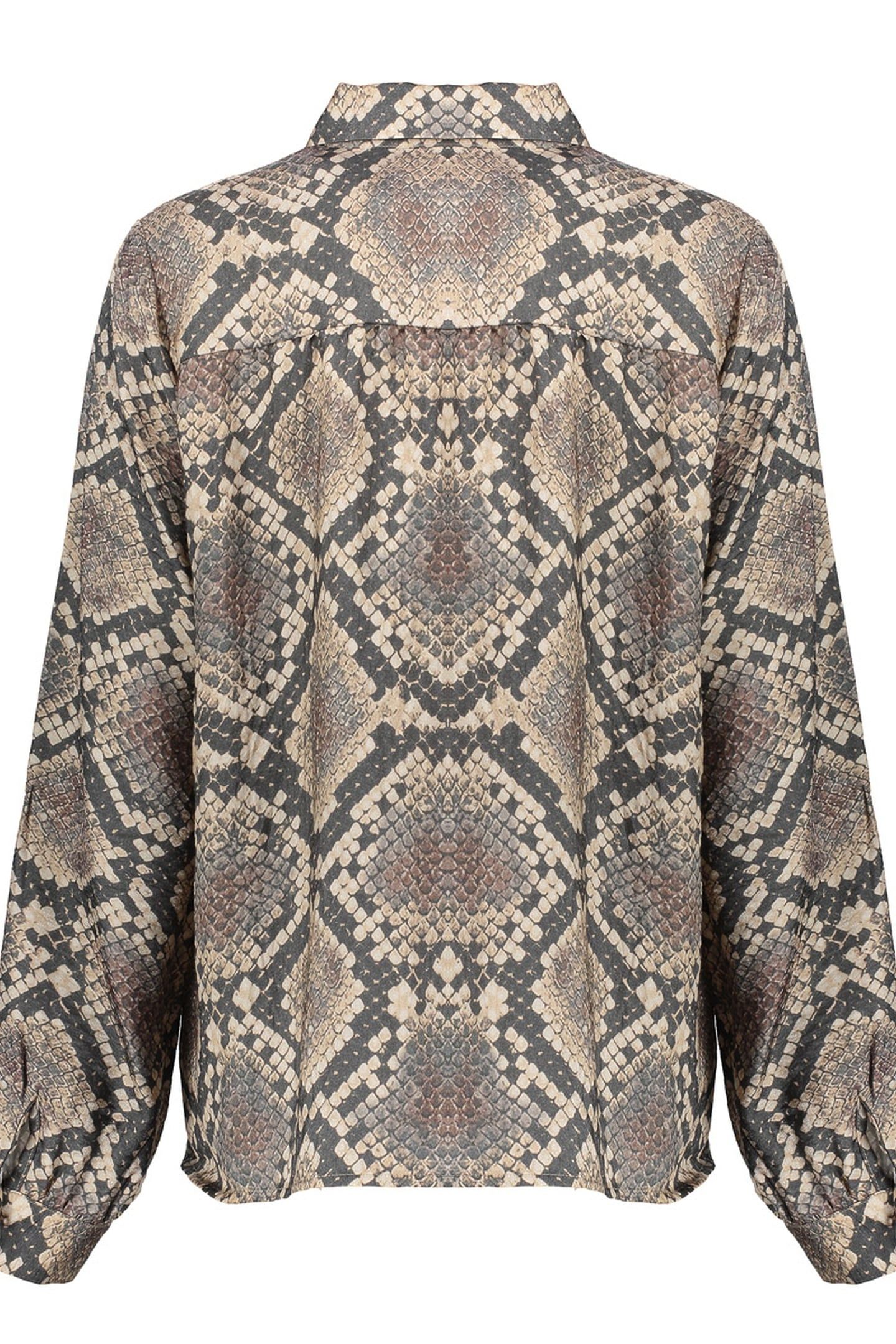 BLOUSE ANIMAL BLACK/SAND 2