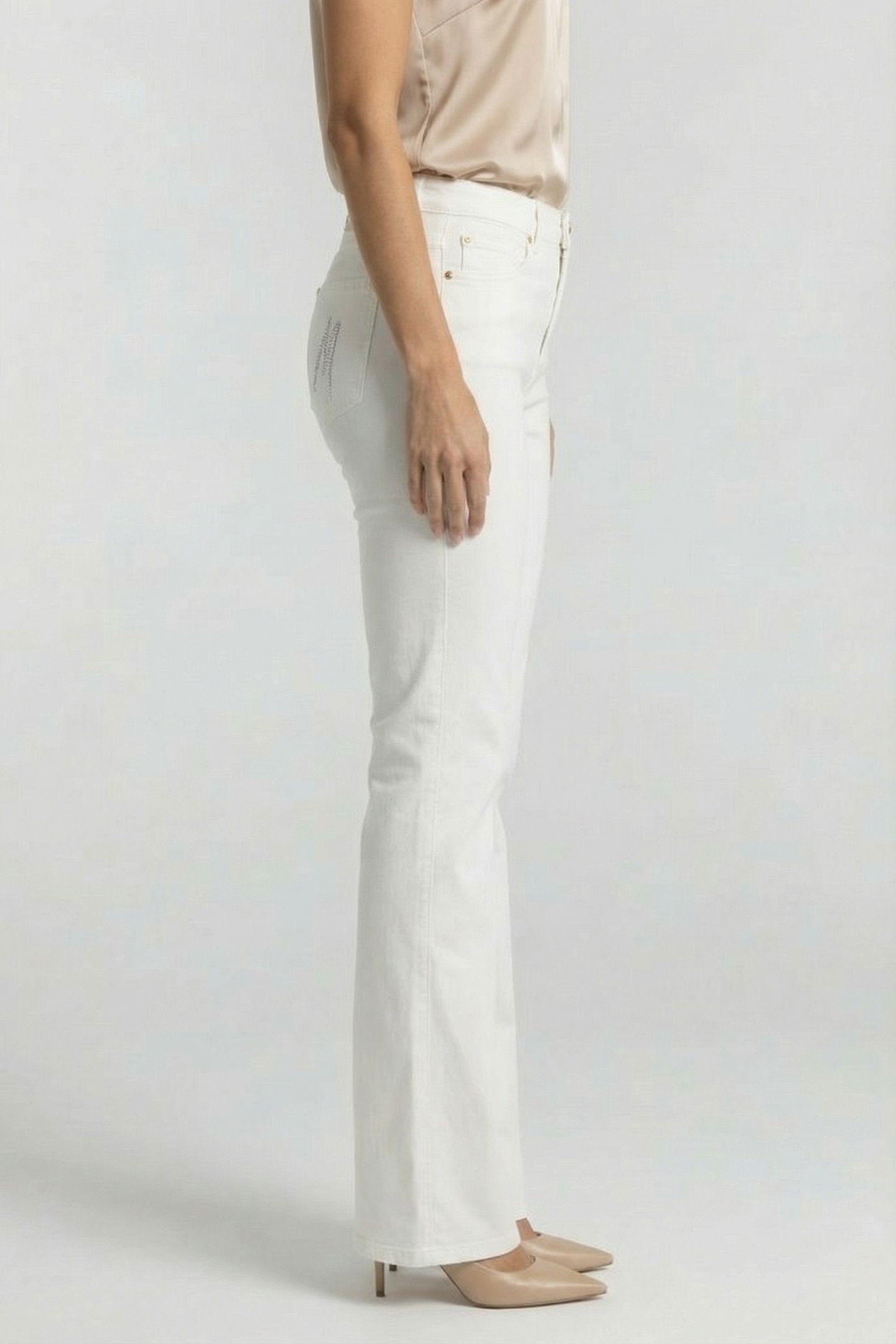 MARCIANO BY GUESS NEW KAYLA DENIM MACADAMIA MULTI 3