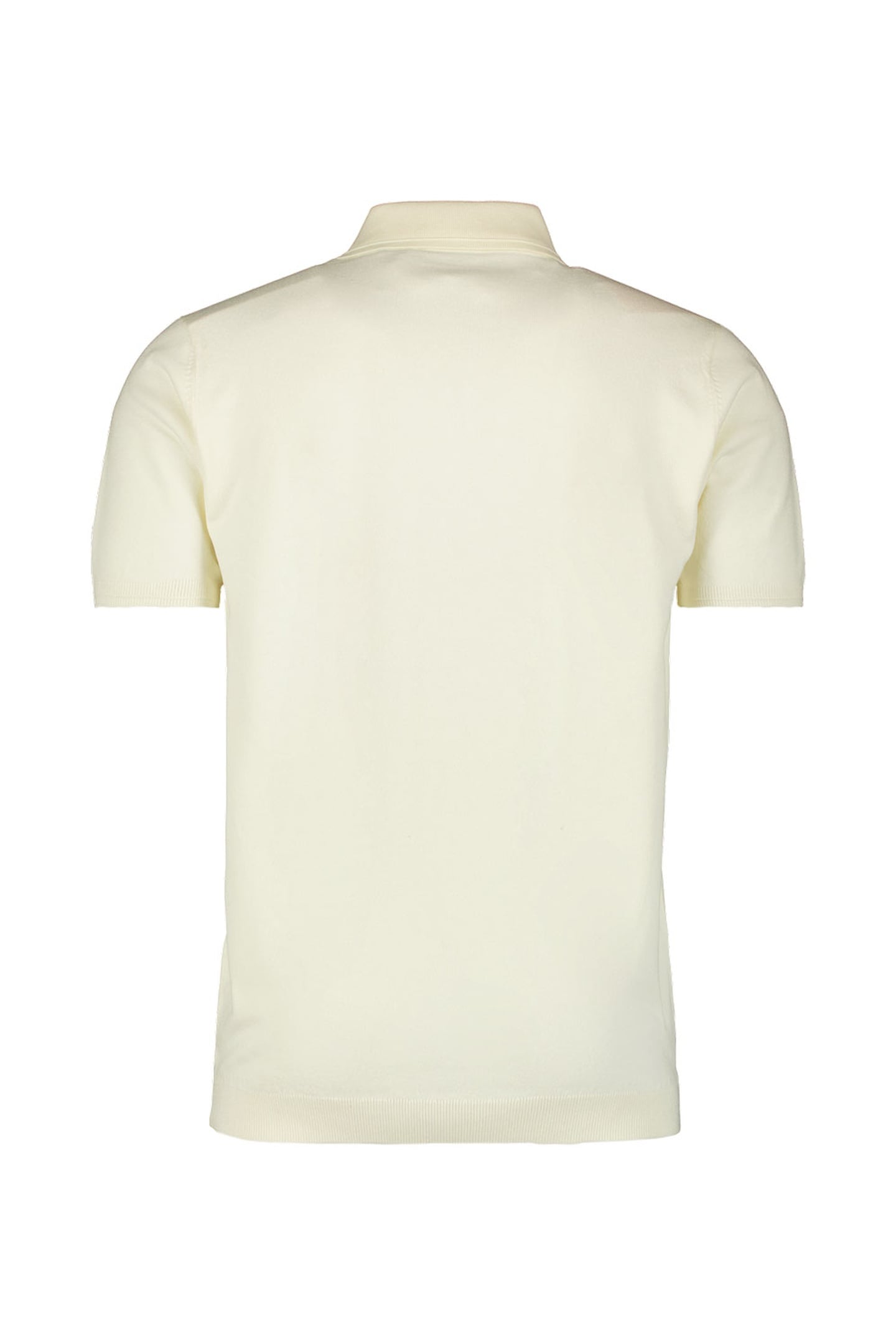 PULLOVER SHORT SLEEVE POLO BUTTON SOLID OFFWHITE 5