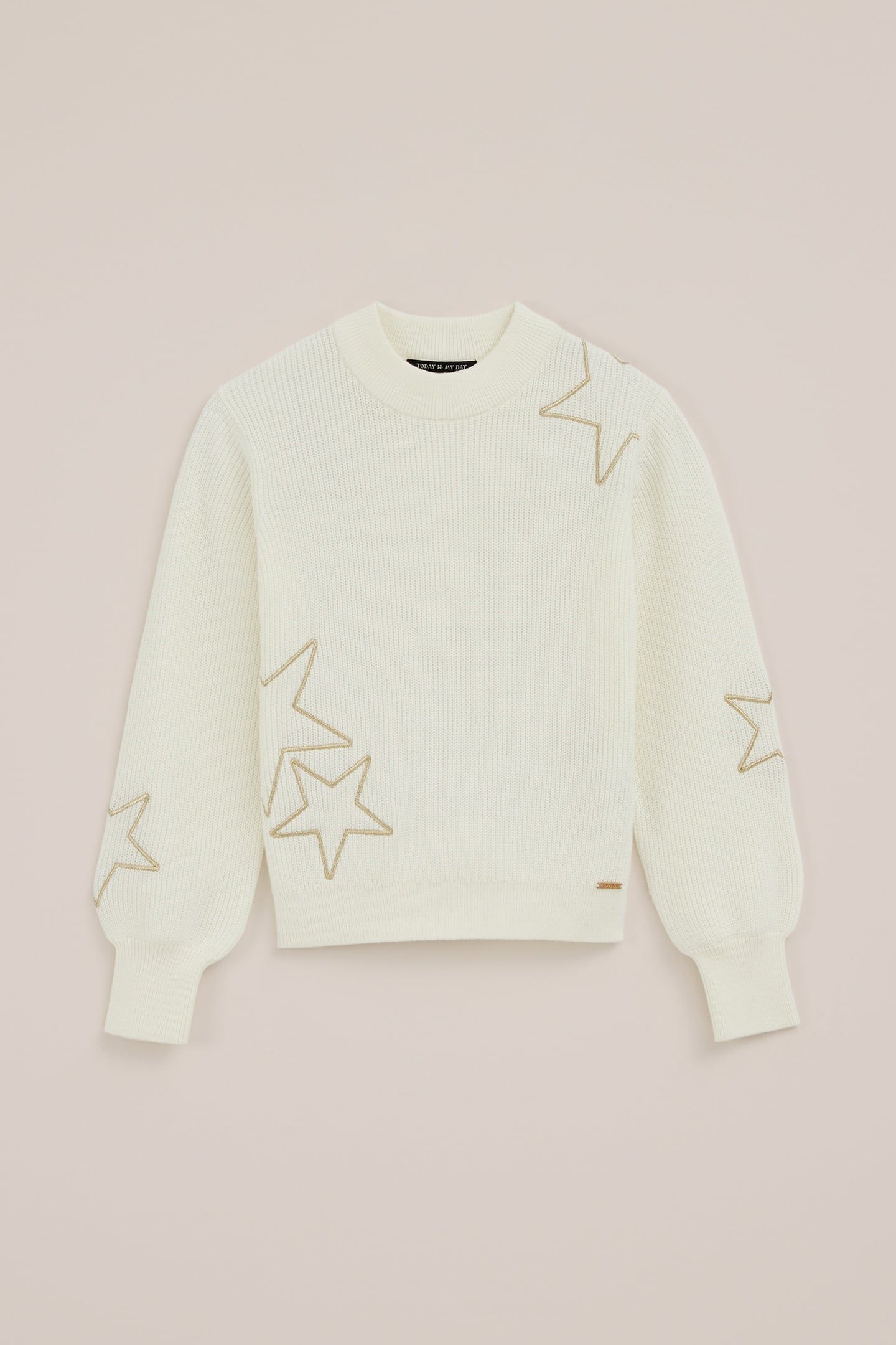 KNITTED PULLOVER ECRU 3