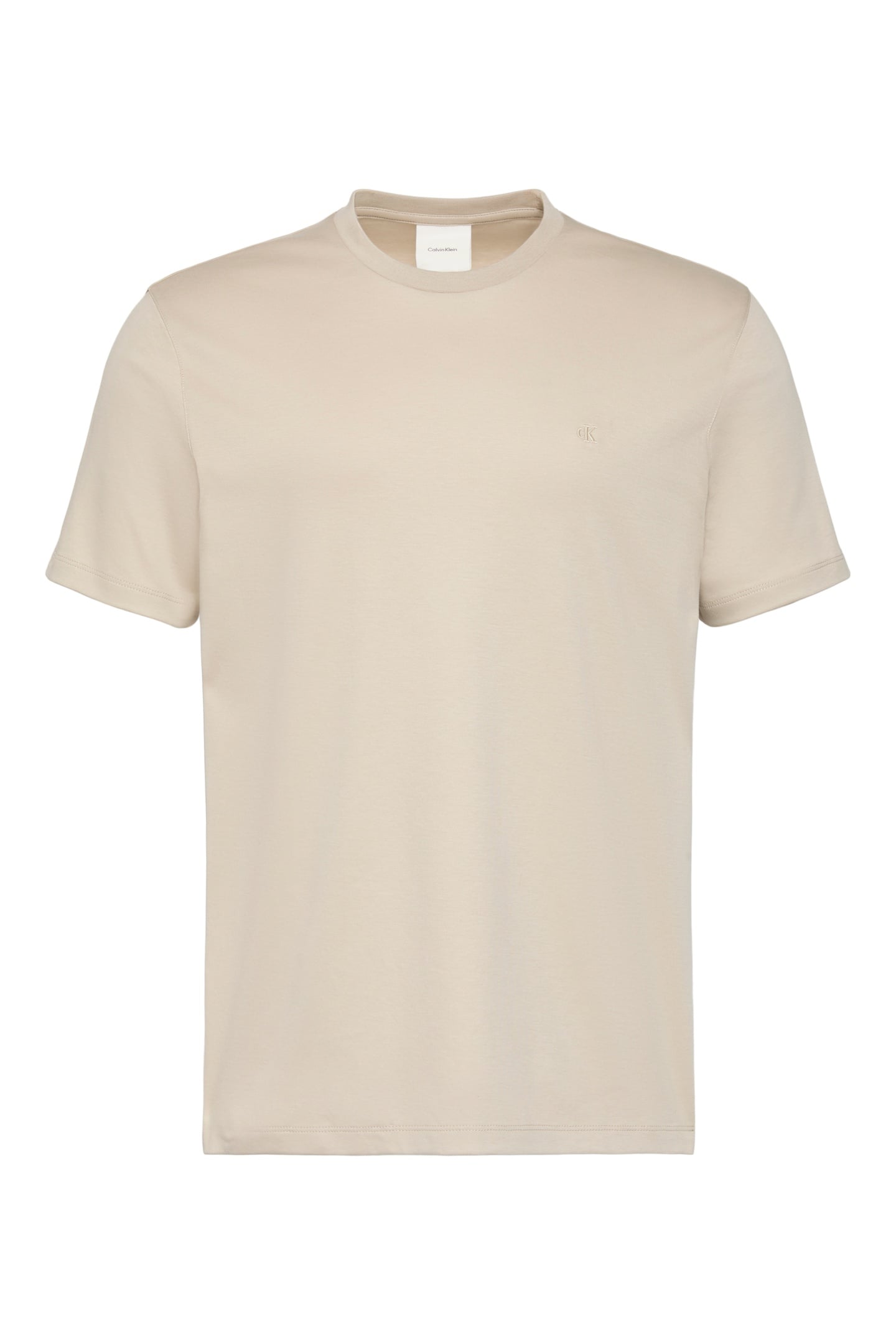 SS SUPIMA CHEST EMBOIDERY TEE ANCIENT MARBLE 5