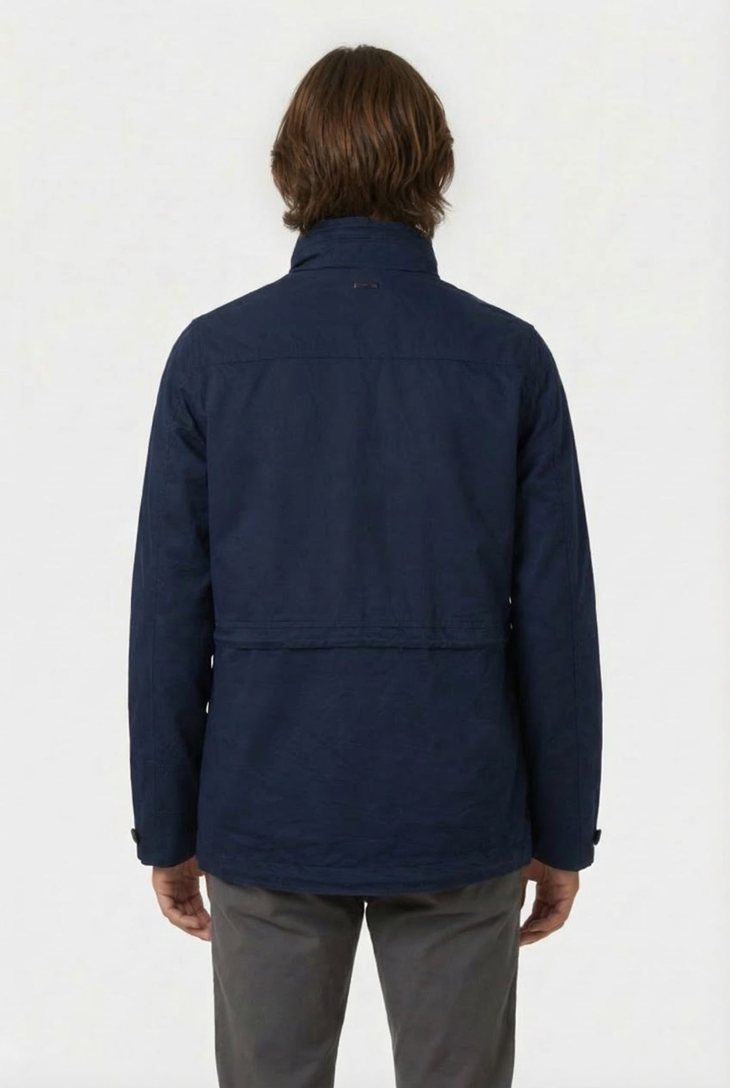 WASHED HOODED FIELD JACKET MIDNIGHT 2