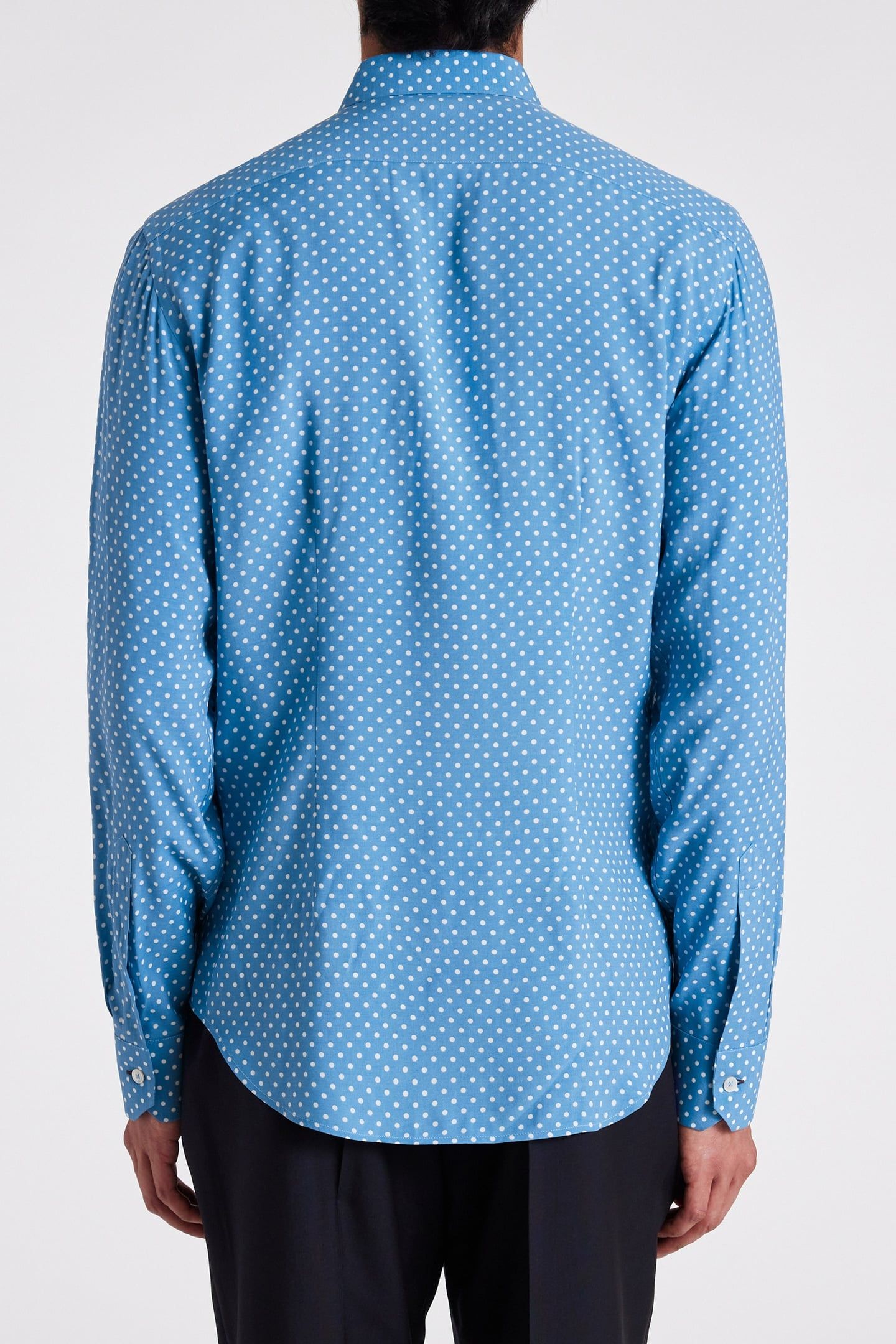 S/C SLIM FIT SHIRT LIGHT BLUE 3