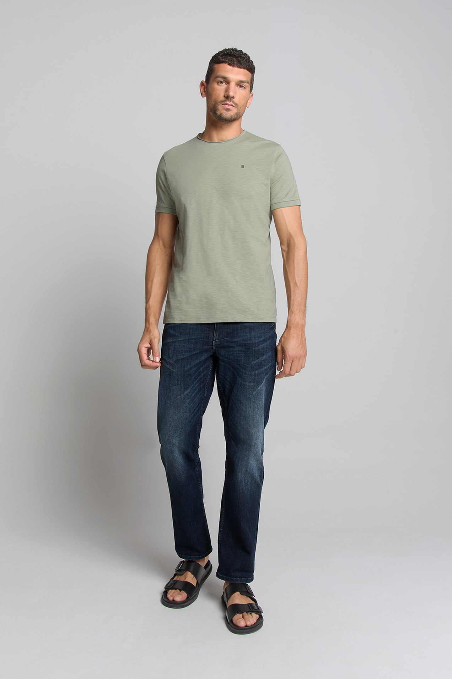 T-SHIRT CREWNECK SLUB SMOKE 2
