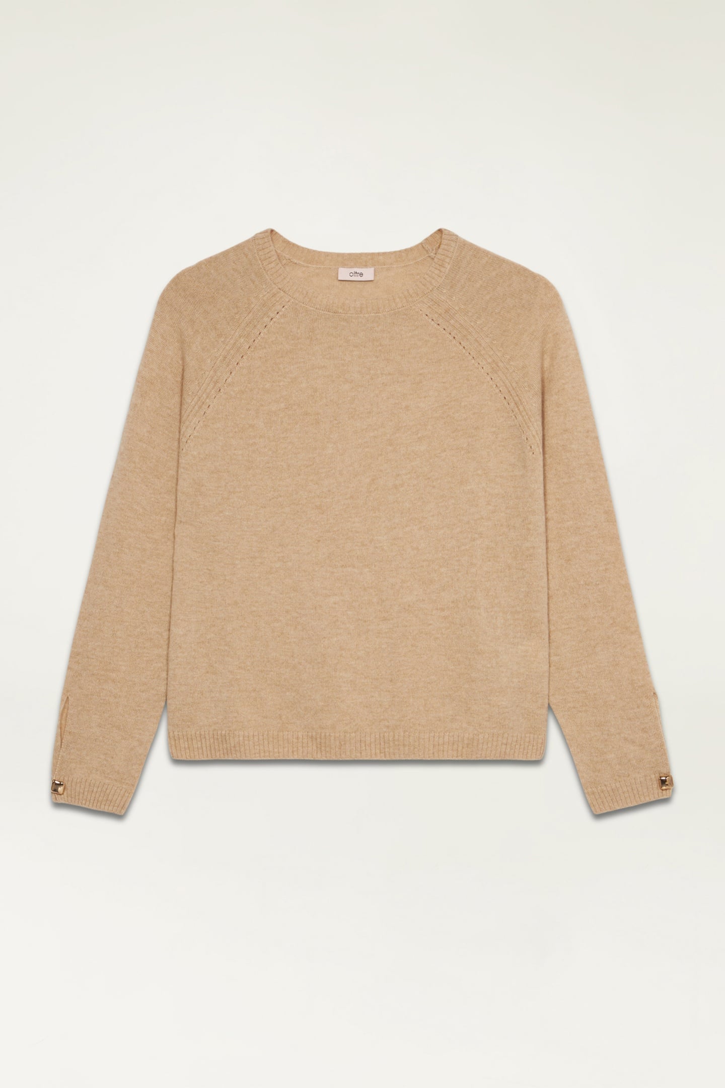 CASHMERE BLEND CREW-NECK SWEATER LIGHT BLUE 3